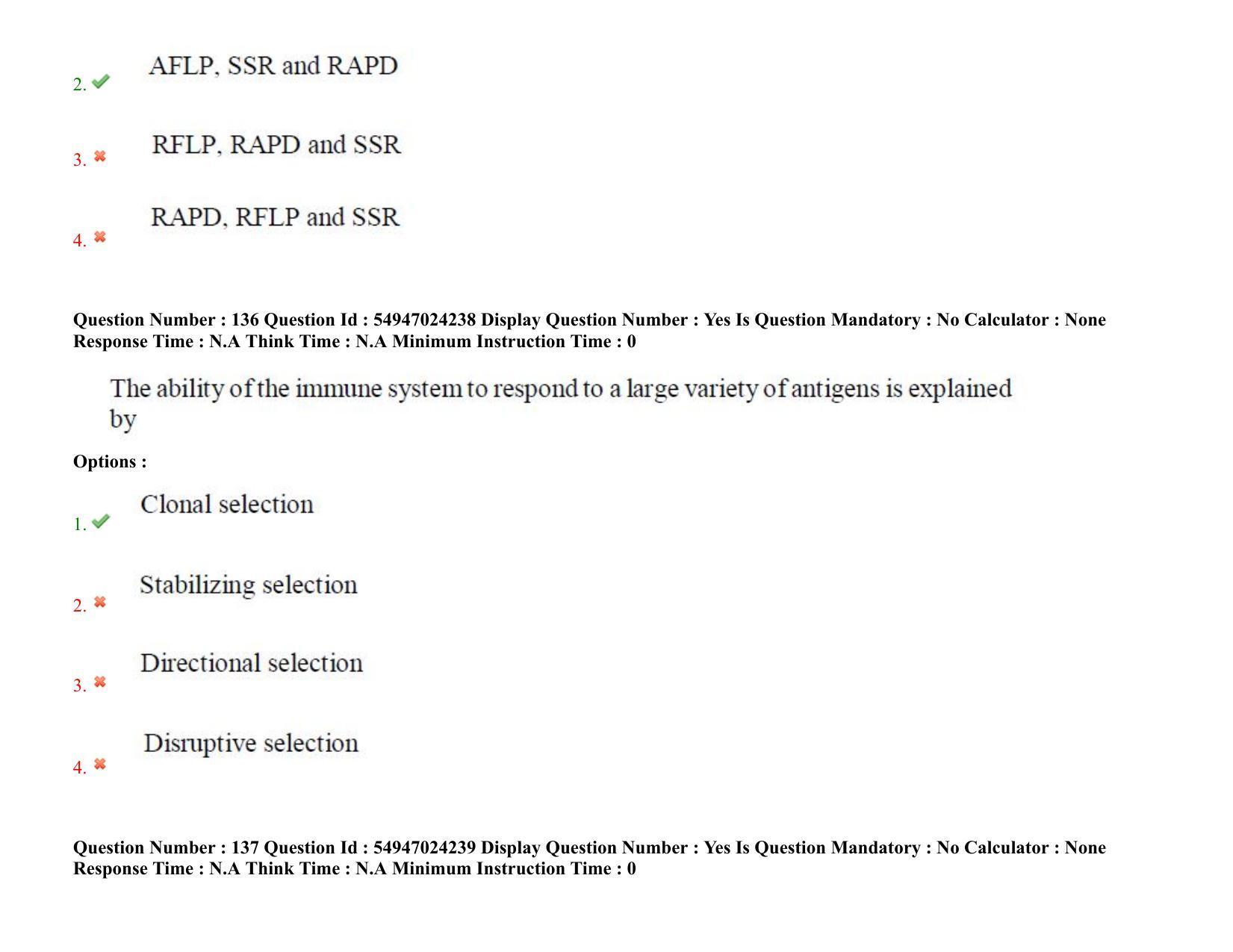 AP RCET 2022: Applied Life Sciences -  18-10-2022 (Tuesday) Session-I: Question Paper With keys - Page 95