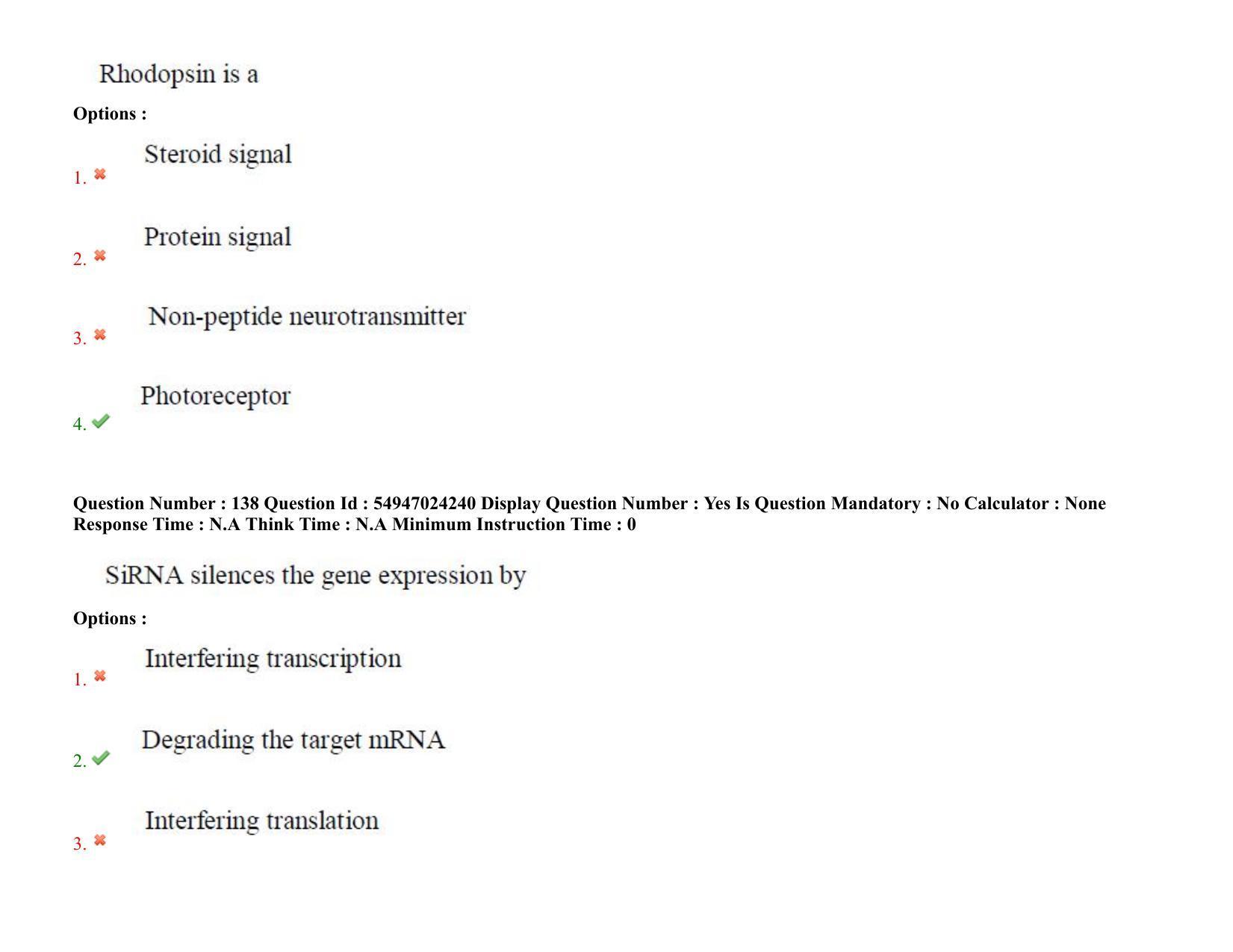 AP RCET 2022: Applied Life Sciences -  18-10-2022 (Tuesday) Session-I: Question Paper With keys - Page 96