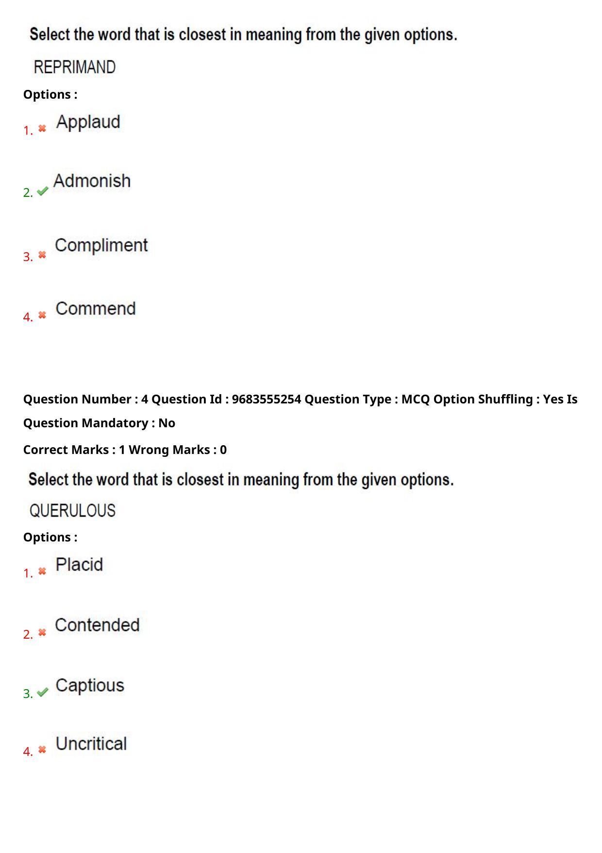TS CPGET 2021 Master of Human Resource Management (MHRM)  (Shift 2) Question Paper with Answer Key - Page 4