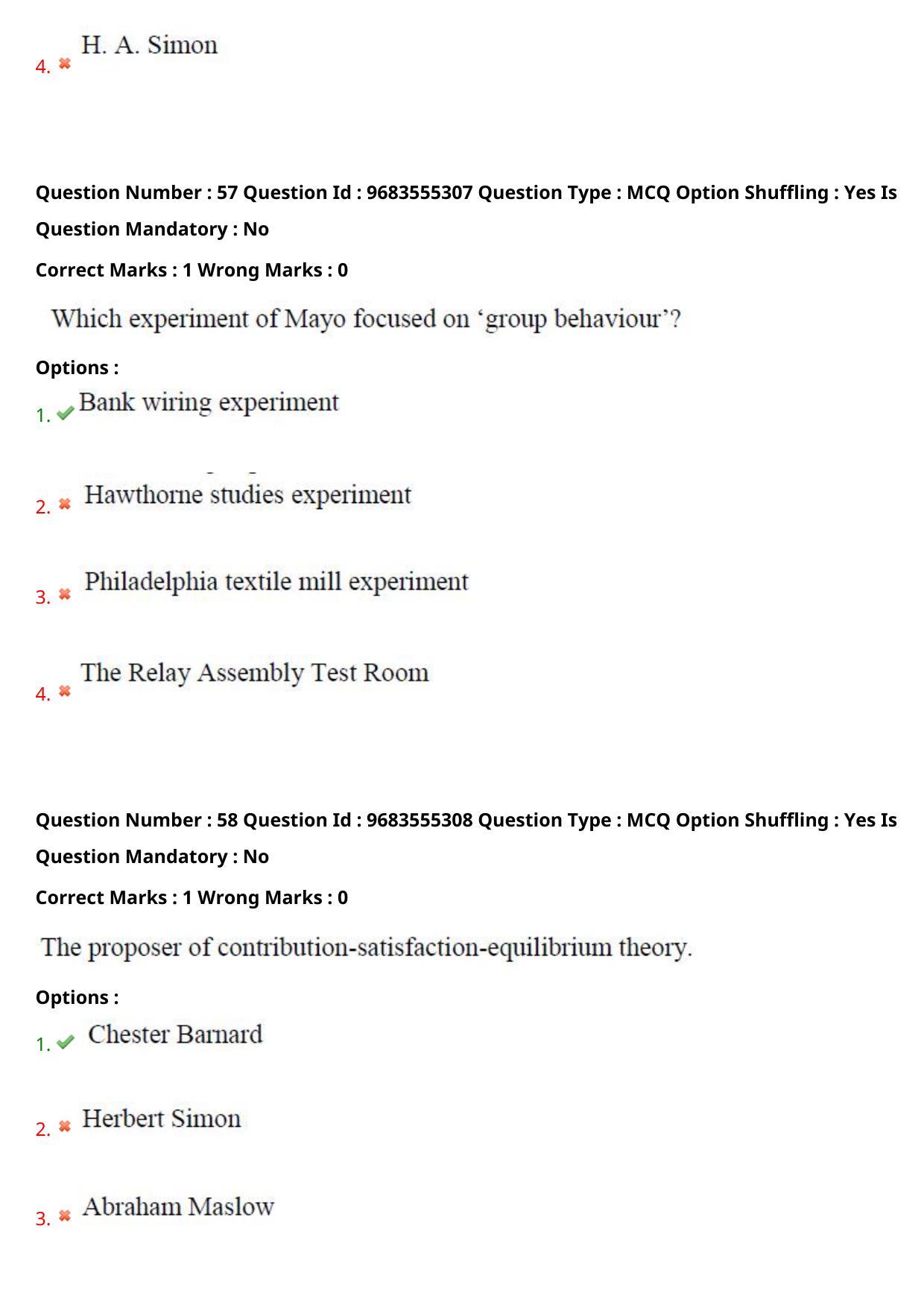 TS CPGET 2021 Master of Human Resource Management (MHRM)  (Shift 2) Question Paper with Answer Key - Page 34