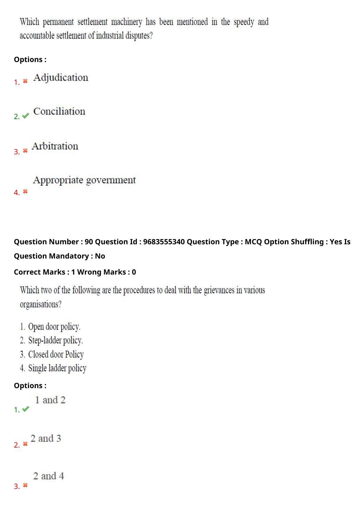 TS CPGET 2021 Master of Human Resource Management (MHRM)  (Shift 2) Question Paper with Answer Key - Page 51