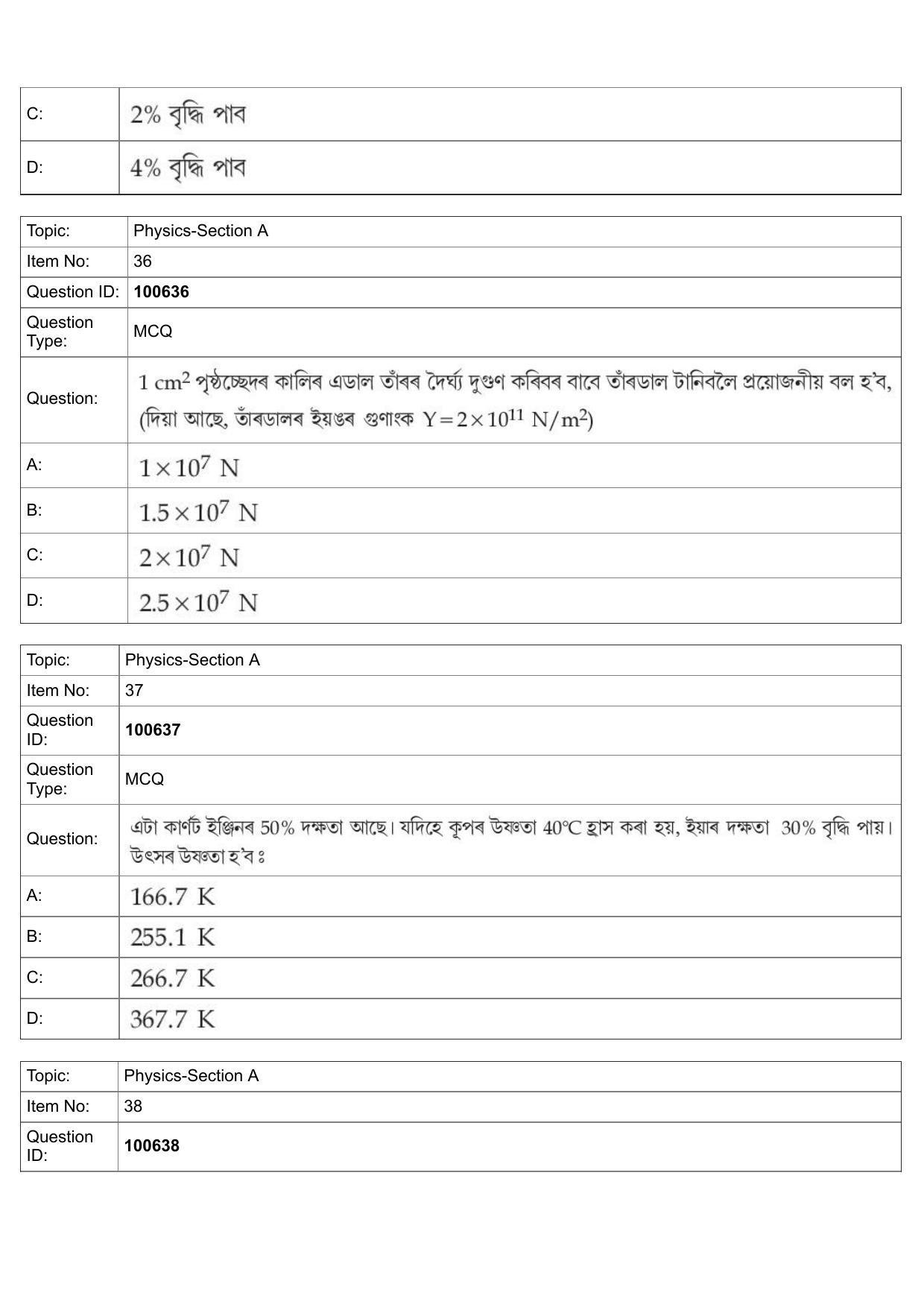 JEE Mains 2022: BTech Assamese (Shift 1) 28-07-2022 Question Paper - Page 15