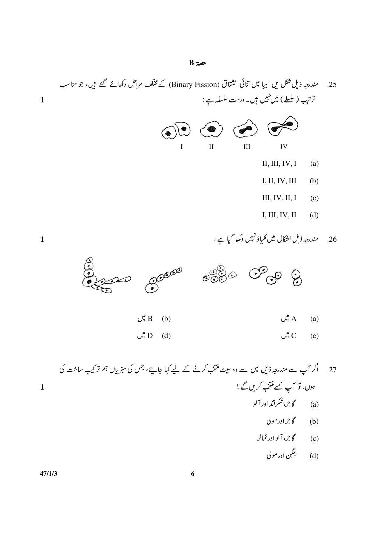 CBSE Class 10 47-1-3 Science 2017-comptt Question Paper - Page 6