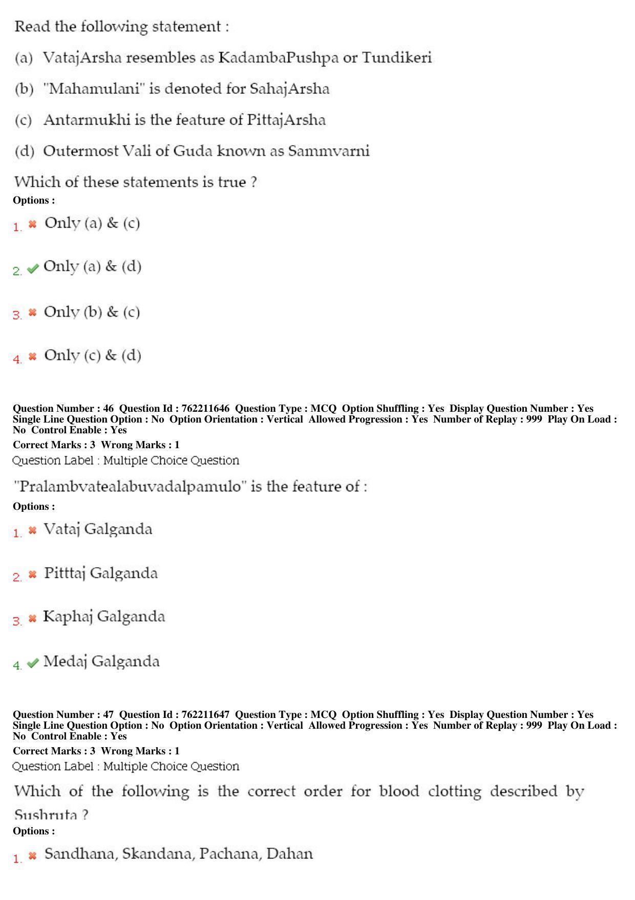 BHU RET Shalya Tantra 2019 Question Paper - Page 24