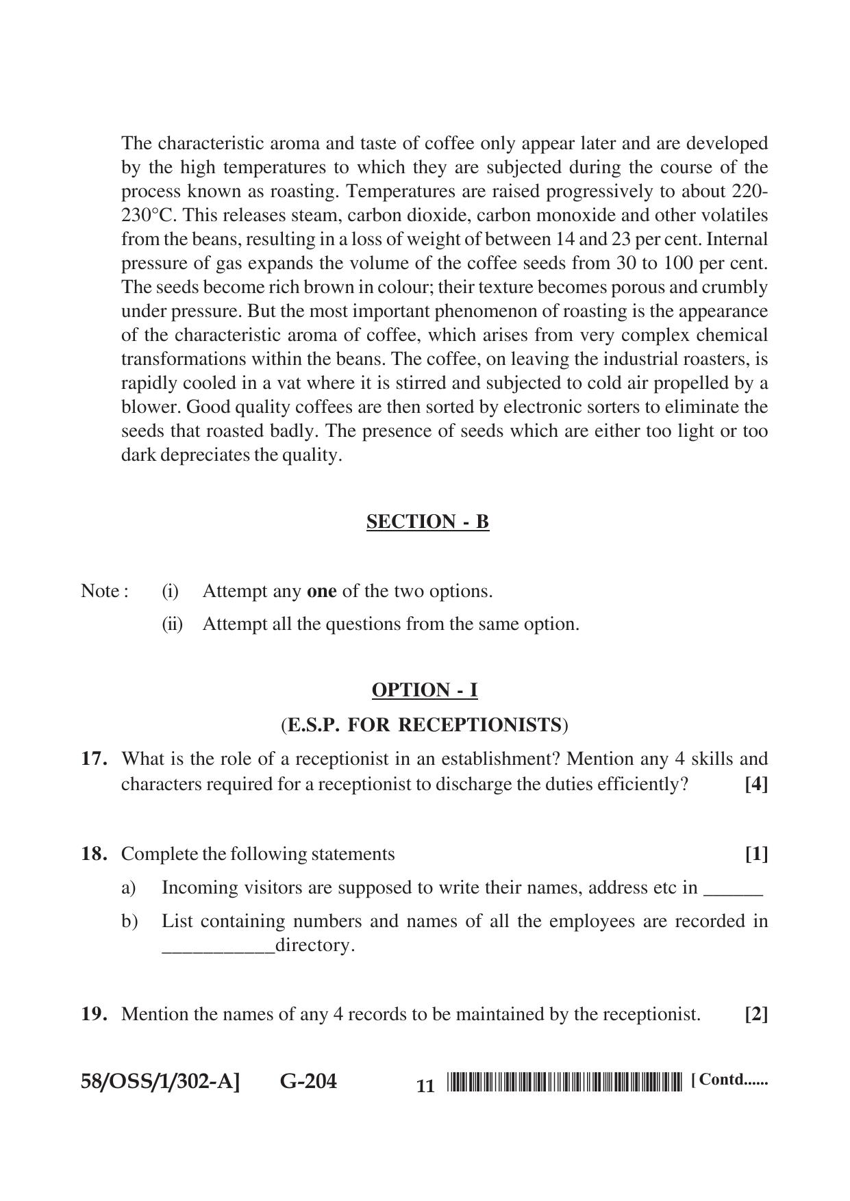 NIOS April 2019 Class 12 English (SET A) Question Paper - Page 11