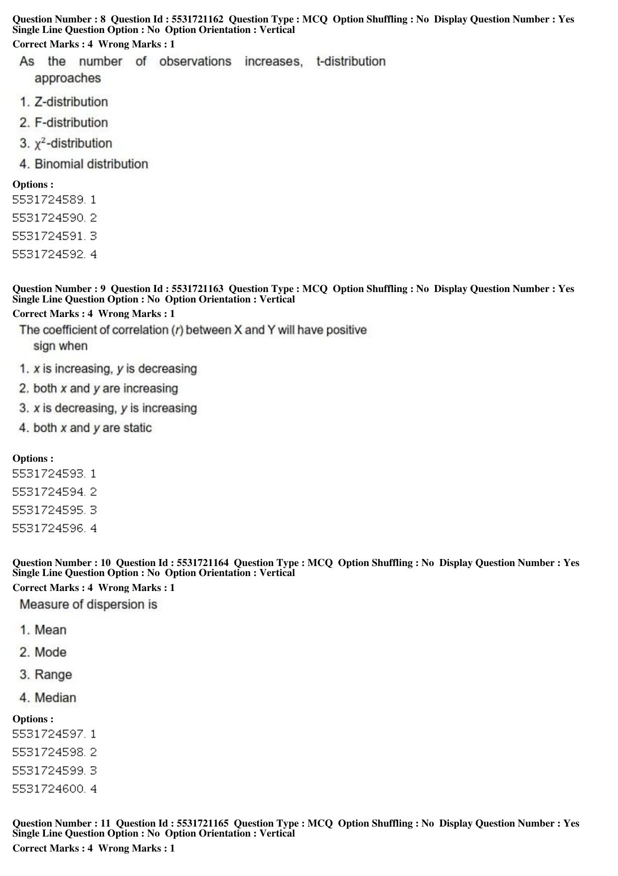 ICAR AIEEA PG 2019 ANIMAL SCIENCE Question Paper - Page 4