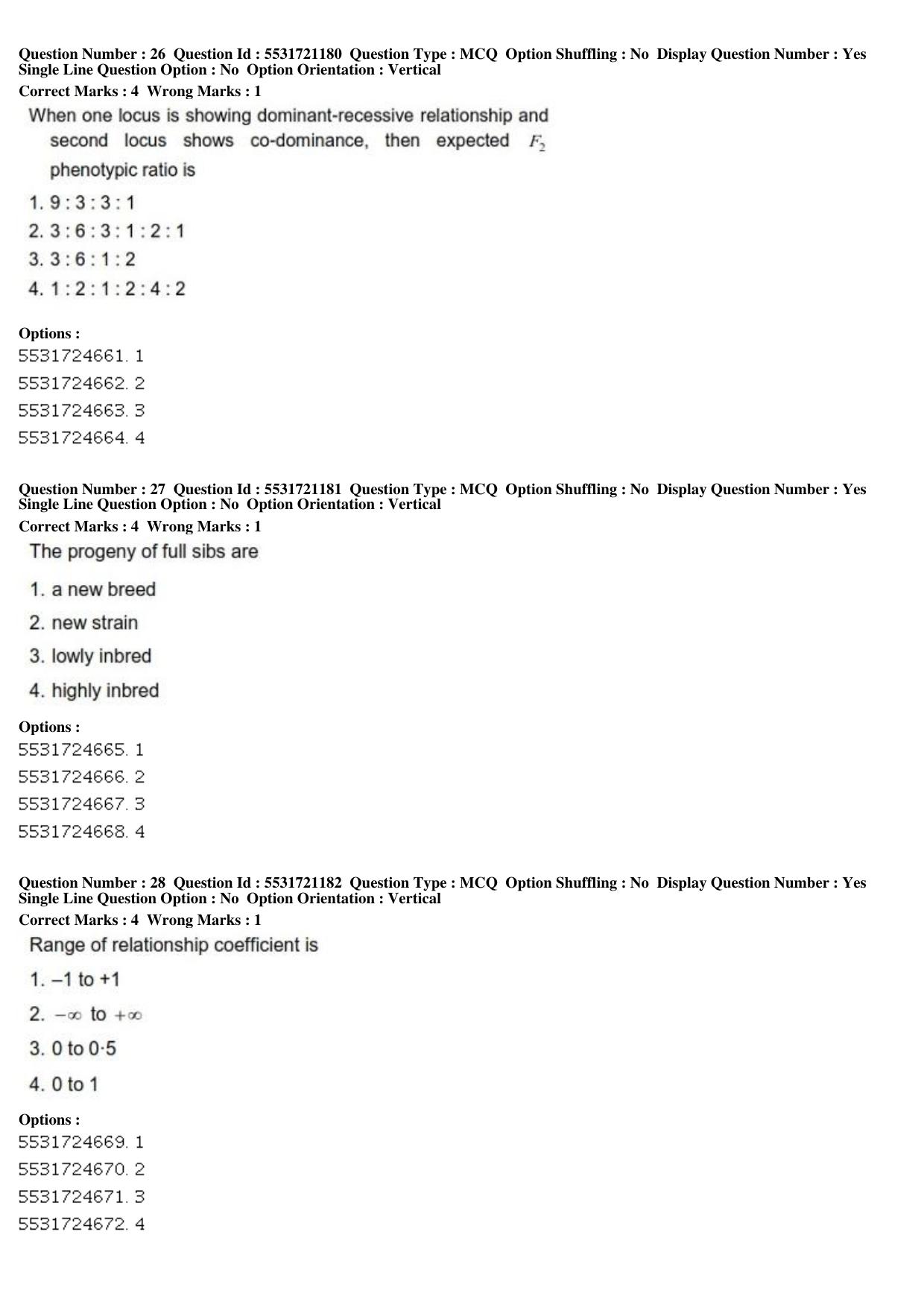 ICAR AIEEA PG 2019 ANIMAL SCIENCE Question Paper - Page 10