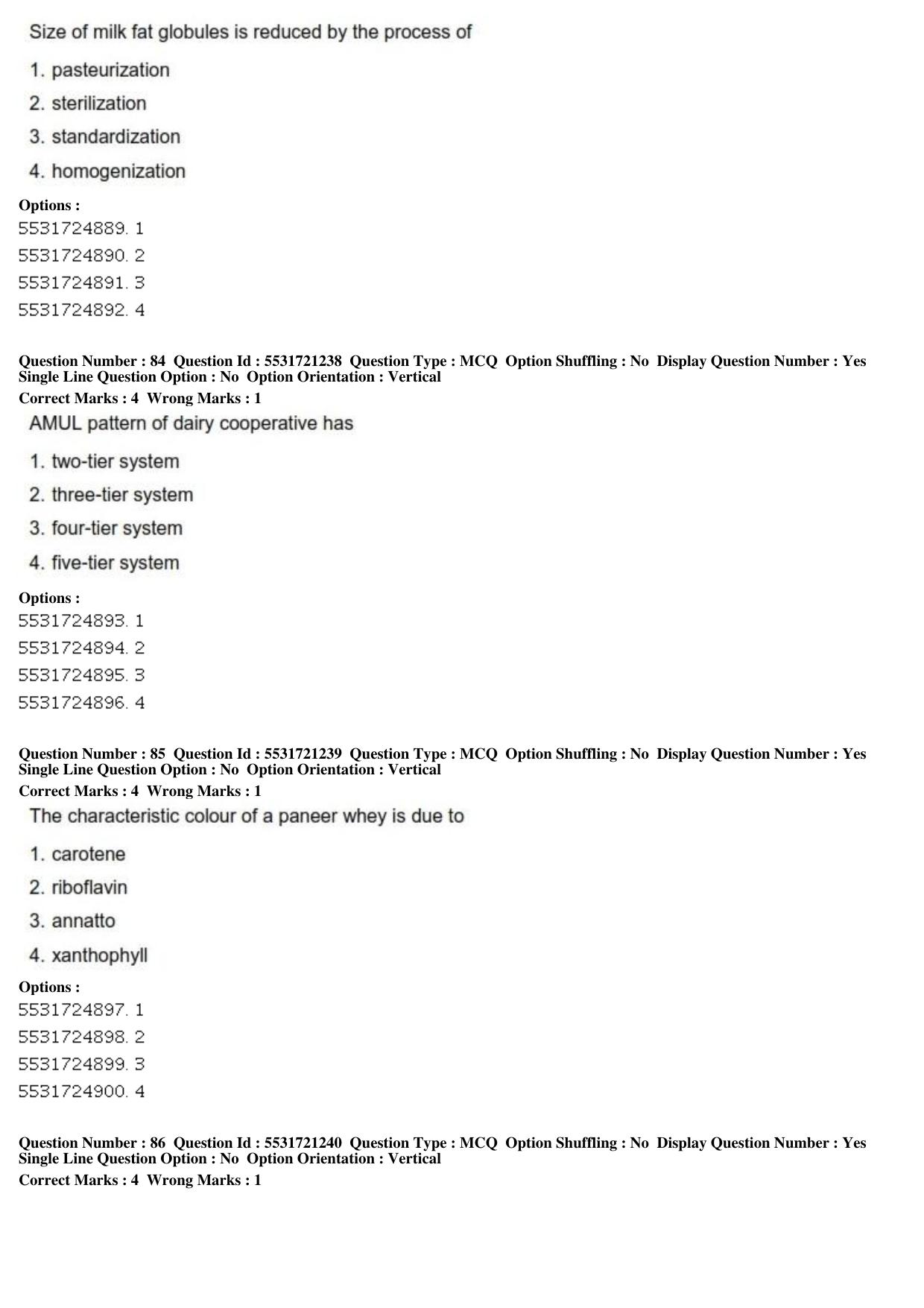 ICAR AIEEA PG 2019 ANIMAL SCIENCE Question Paper - Page 29
