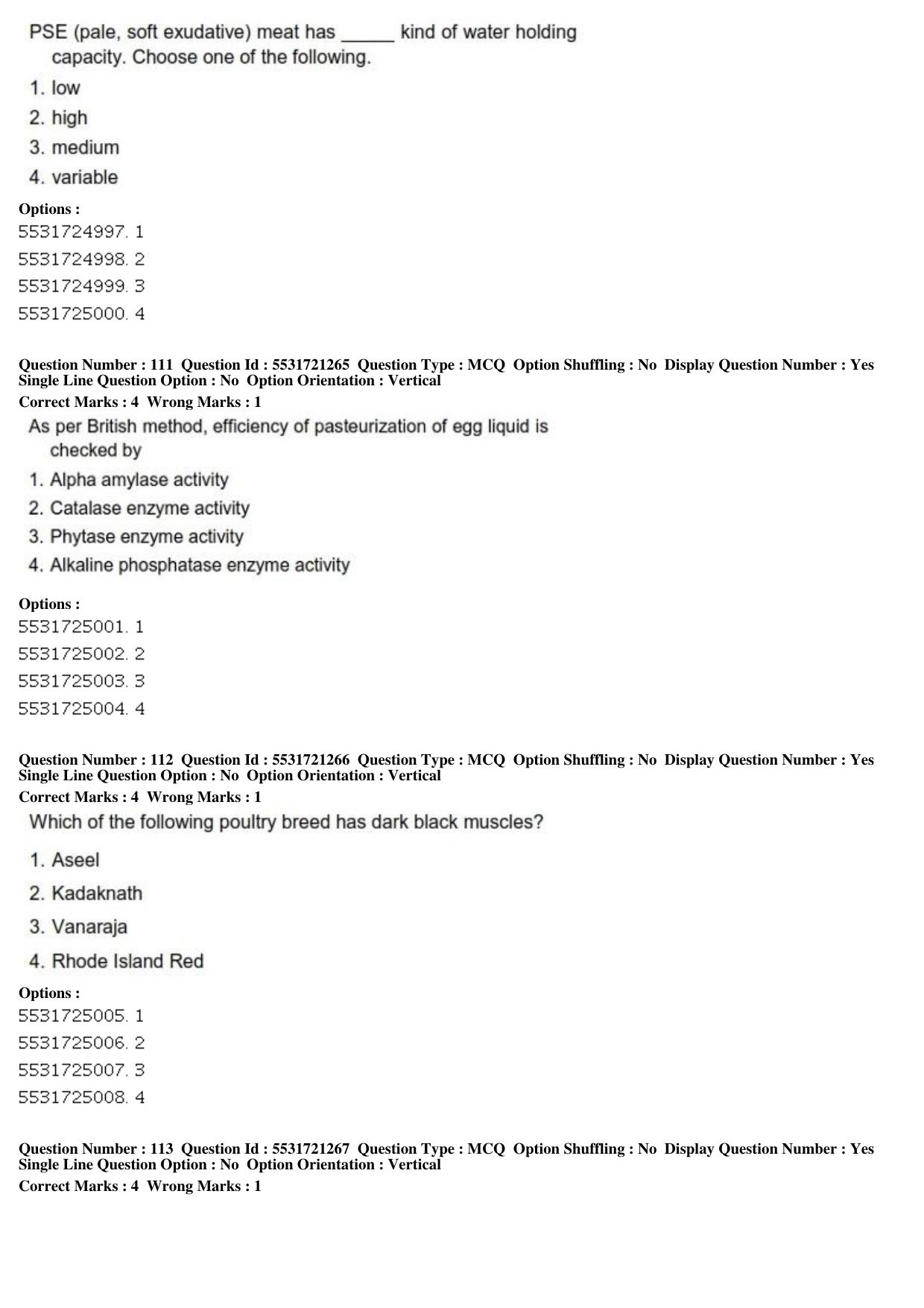 ICAR AIEEA PG 2019 ANIMAL SCIENCE Question Paper - Page 38