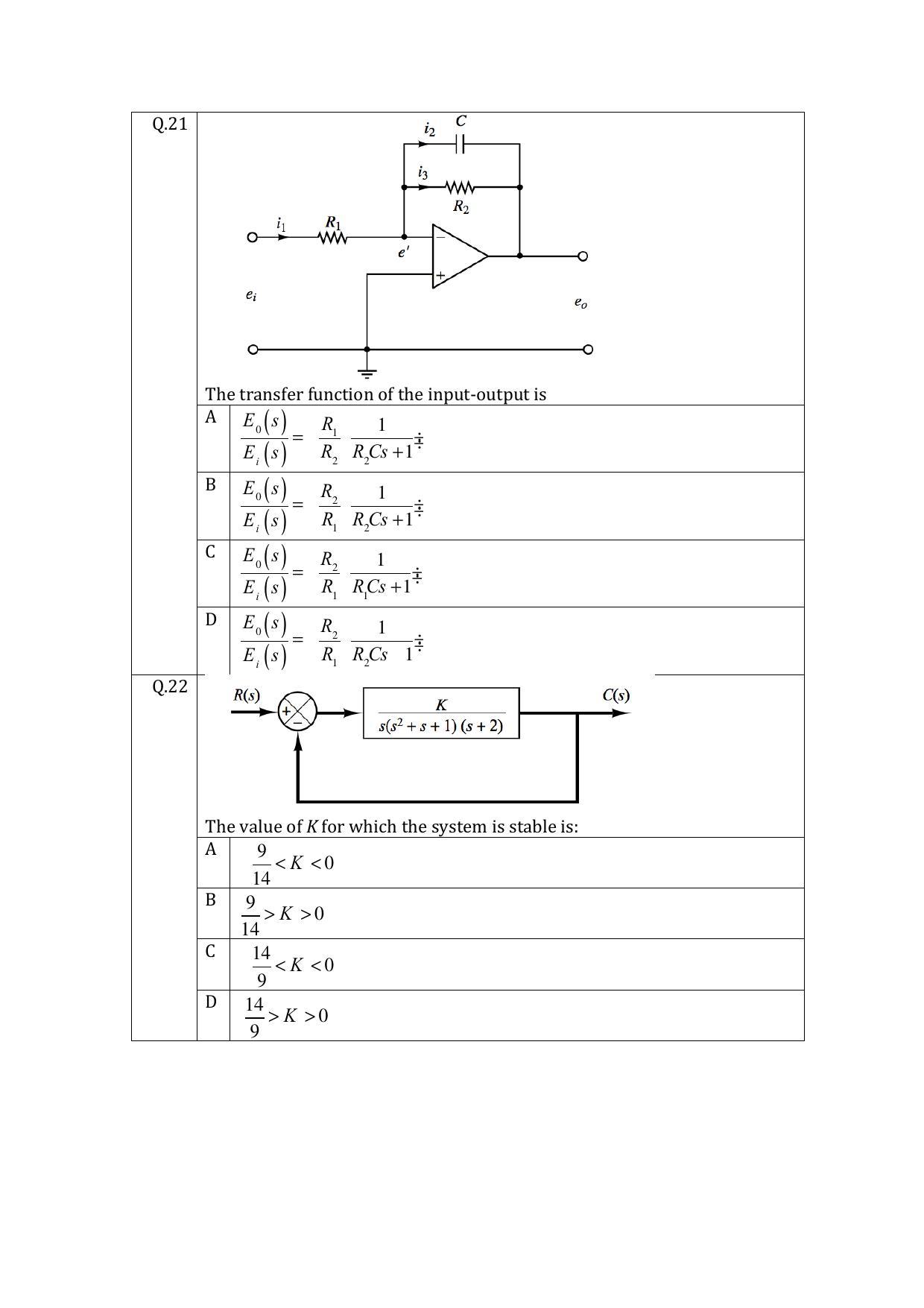 OJEE 2015 PGAT_ELECTRICAL Question Paper - Page 9