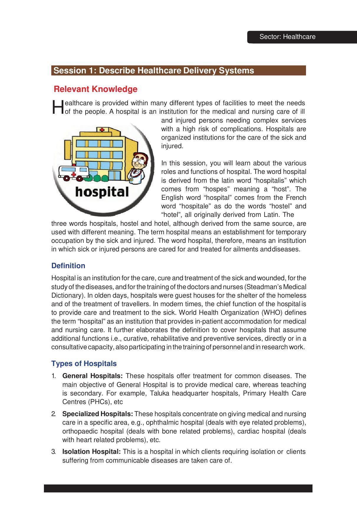 NCERT Class X Health Care (CBSE) Book - Page 13