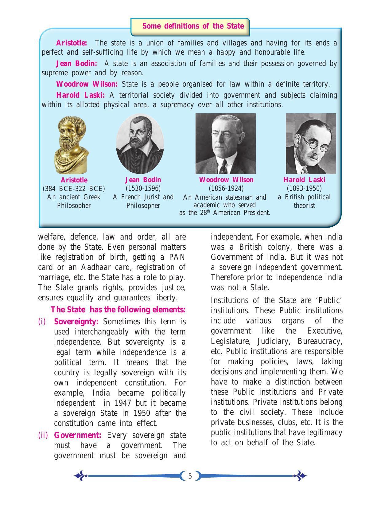 Maharashtra Board Class 11 Political Science Textbook - Page 17