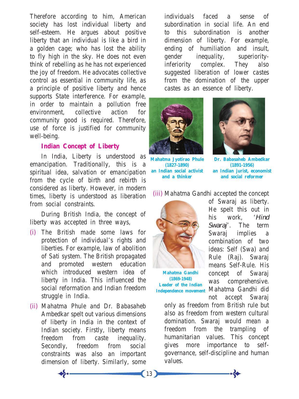 Maharashtra Board Class 11 Political Science Textbook - Page 25
