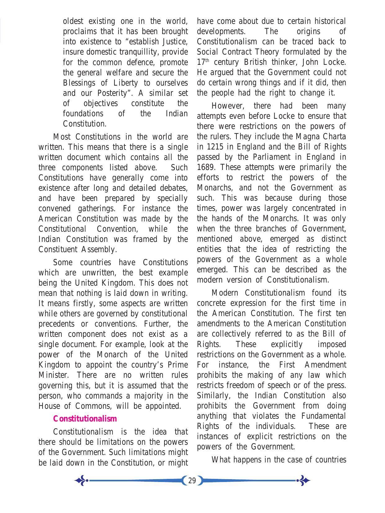 Maharashtra Board Class 11 Political Science Textbook - Page 41