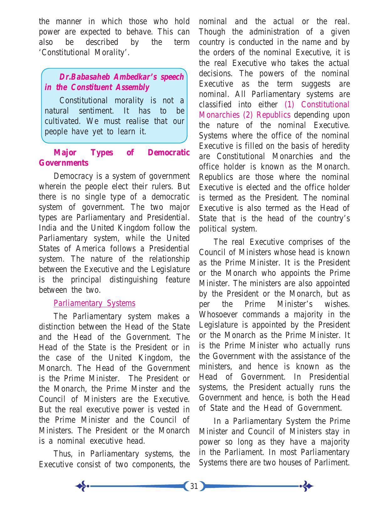 Maharashtra Board Class 11 Political Science Textbook - Page 43