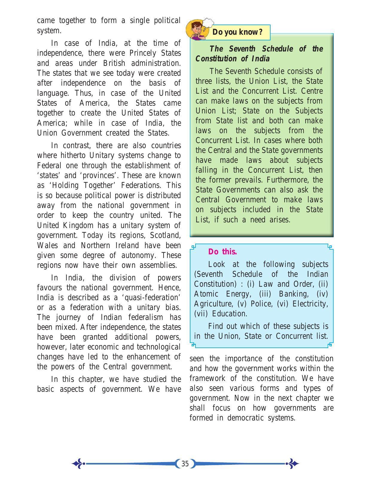 Maharashtra Board Class 11 Political Science Textbook - Page 47