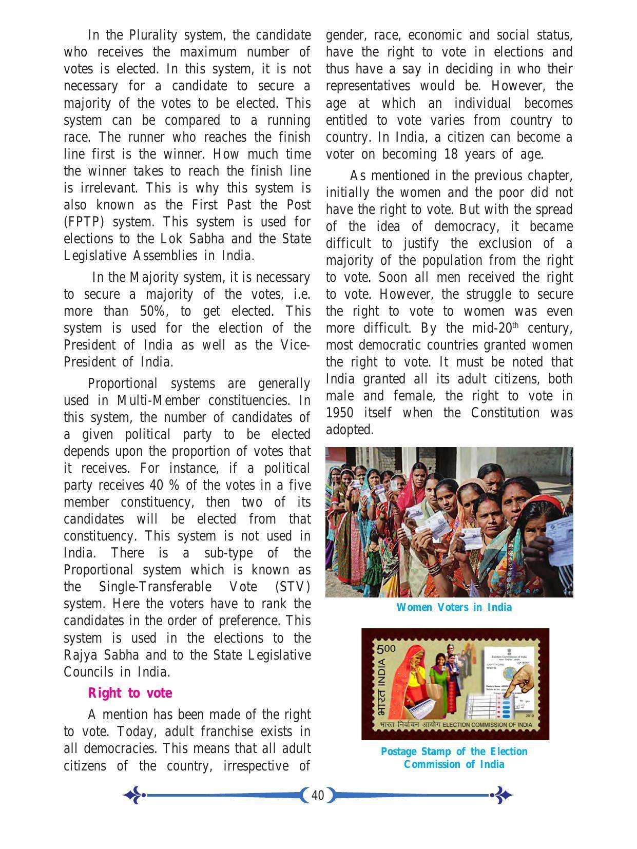 Maharashtra Board Class 11 Political Science Textbook - Page 52