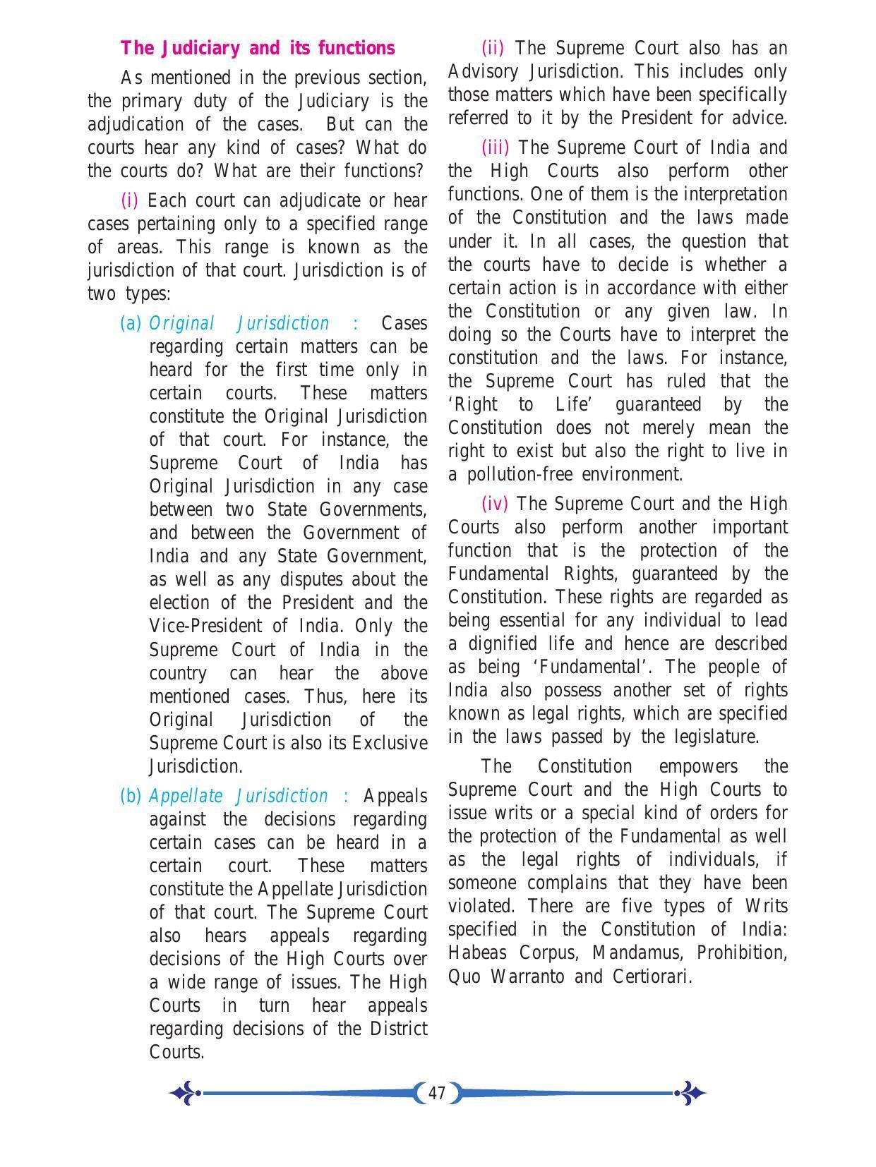 Maharashtra Board Class 11 Political Science Textbook - Page 59