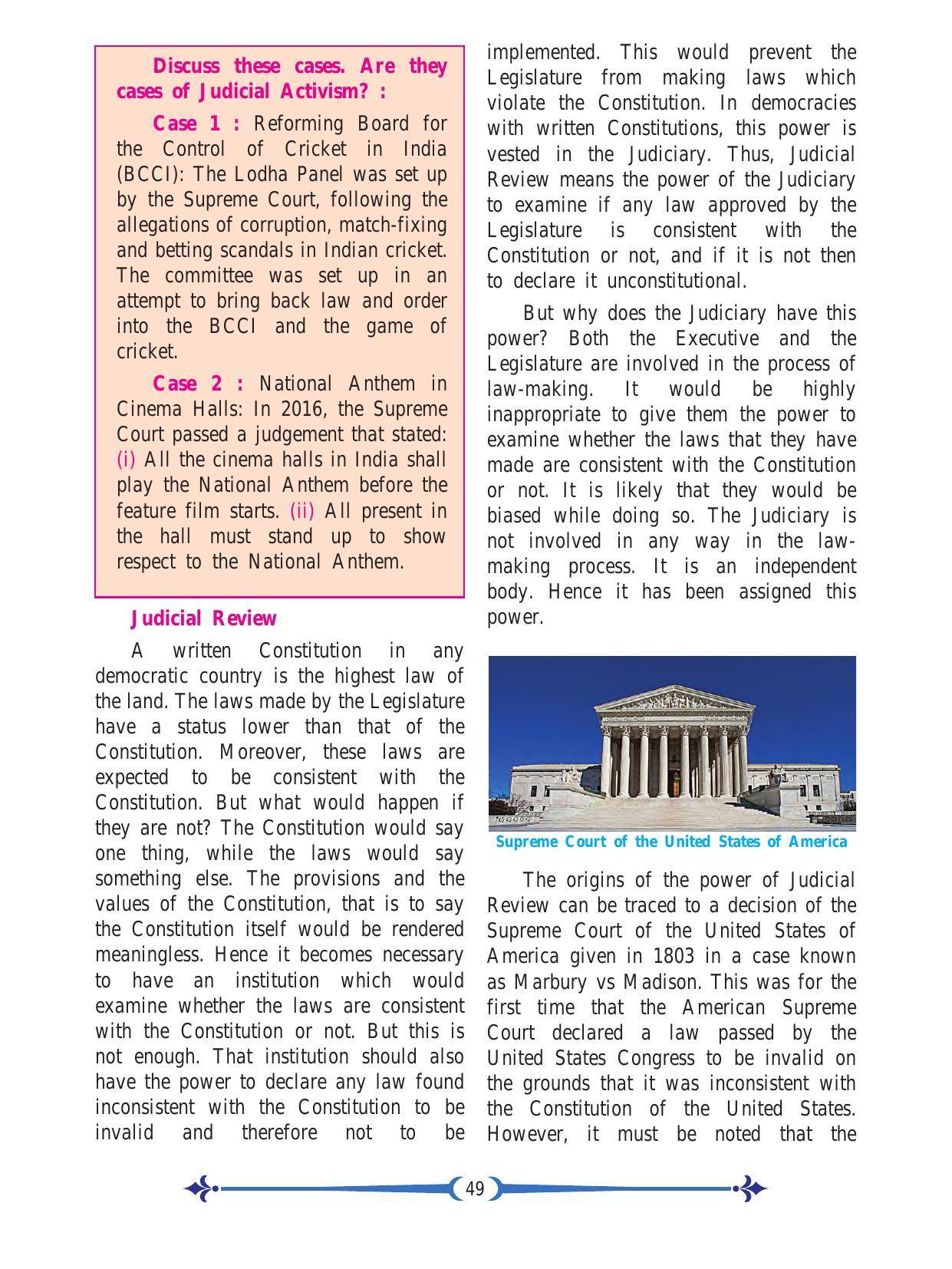 Maharashtra Board Class 11 Political Science Textbook - Page 61