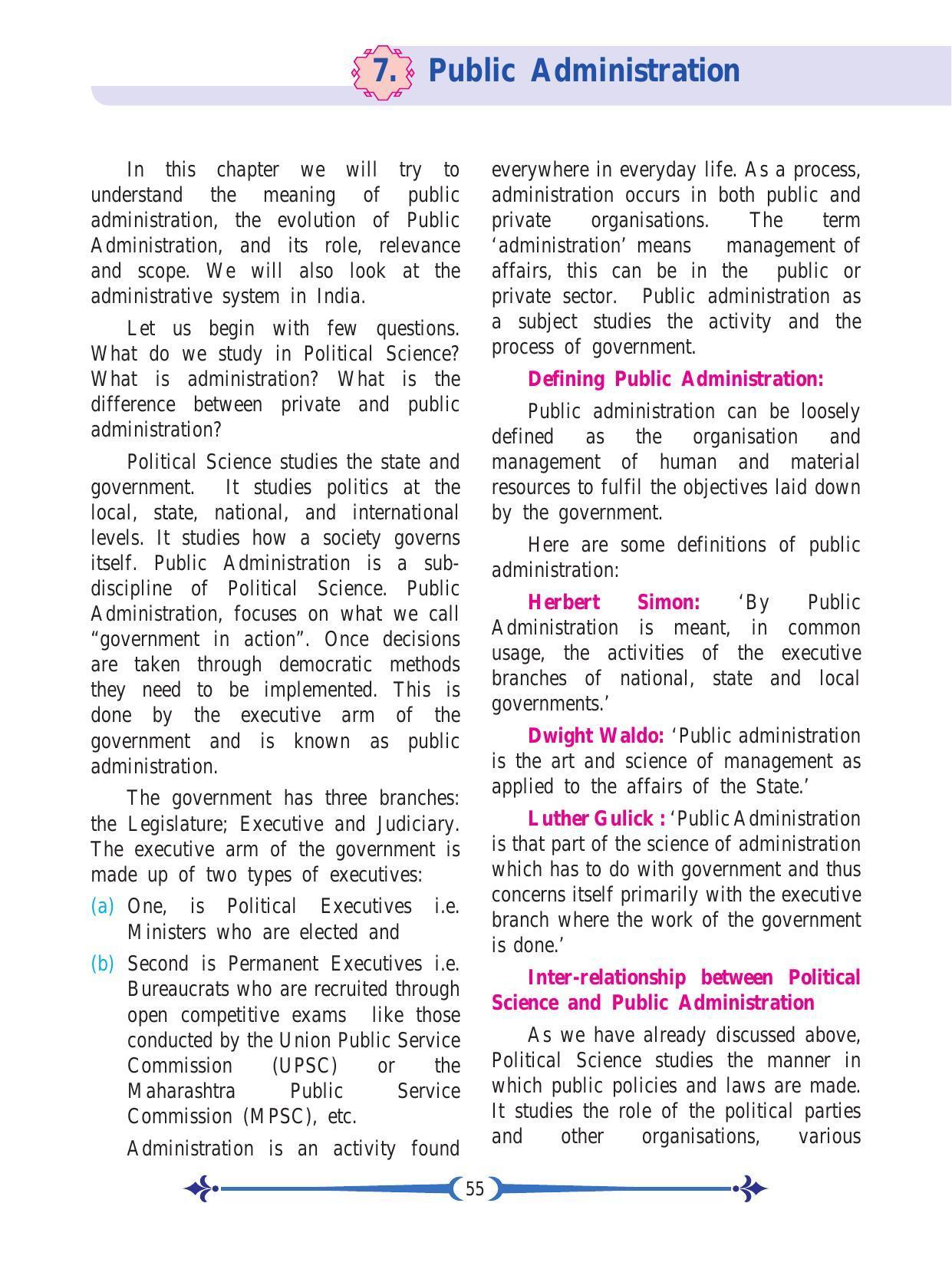 Maharashtra Board Class 11 Political Science Textbook - Page 67