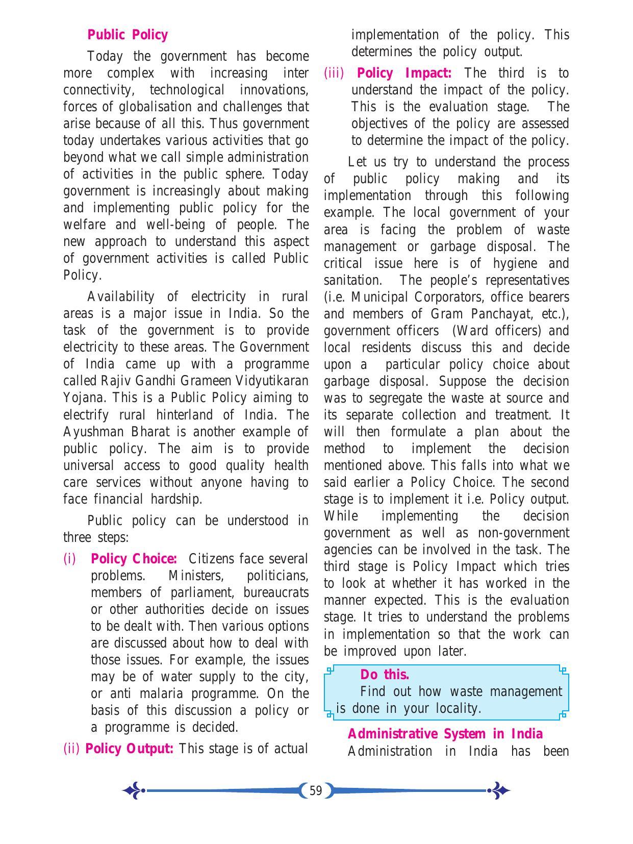 Maharashtra Board Class 11 Political Science Textbook - Page 71
