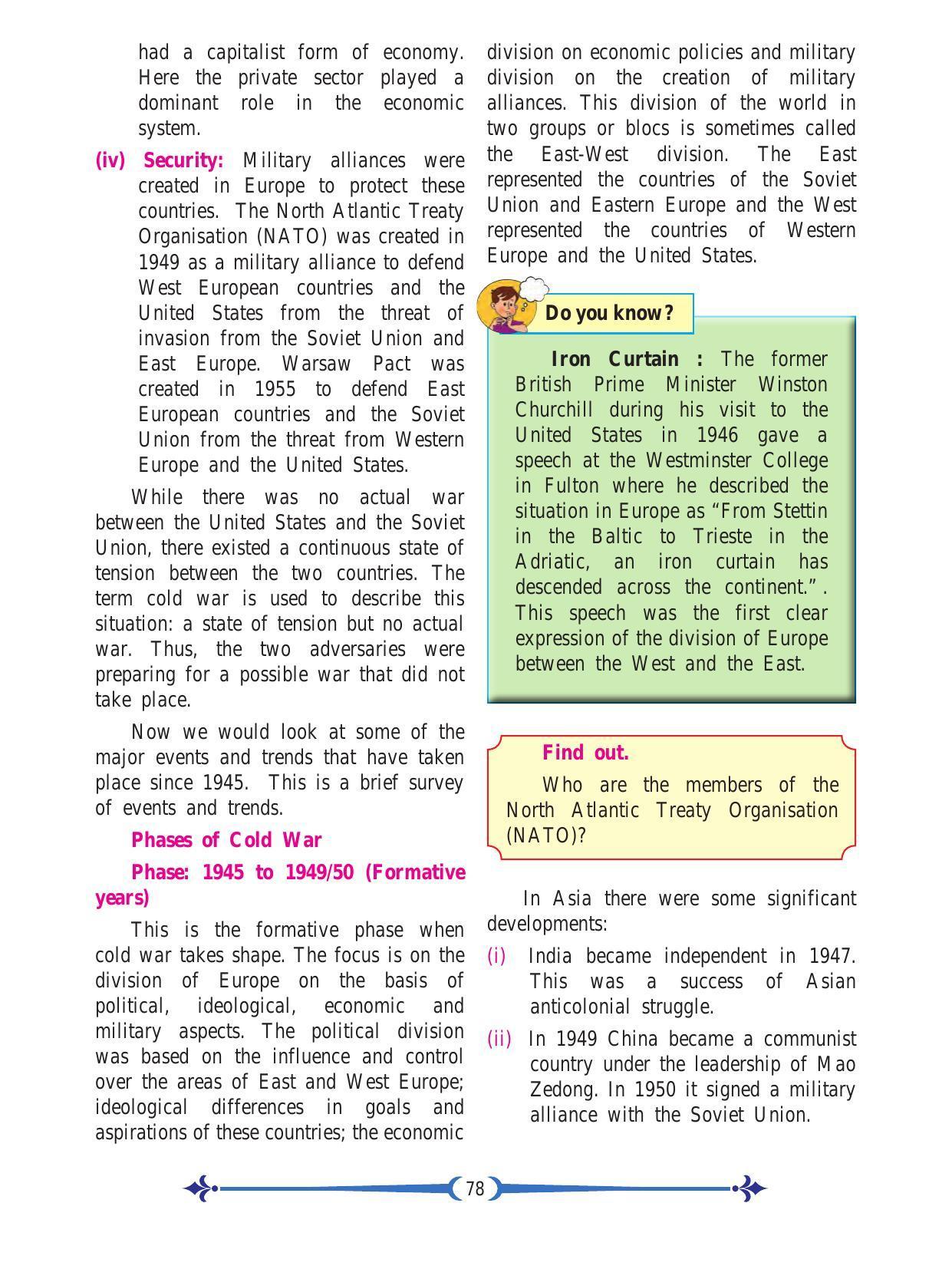 Maharashtra Board Class 11 Political Science Textbook - Page 90