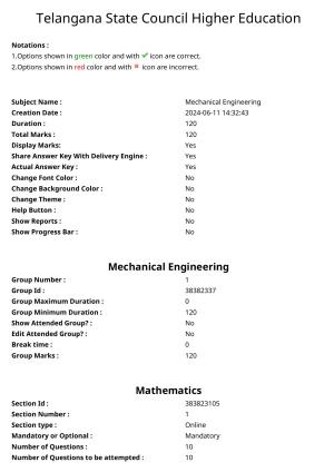 TS PGECET 2024: Mechanical Engineering Question Papers with Answer