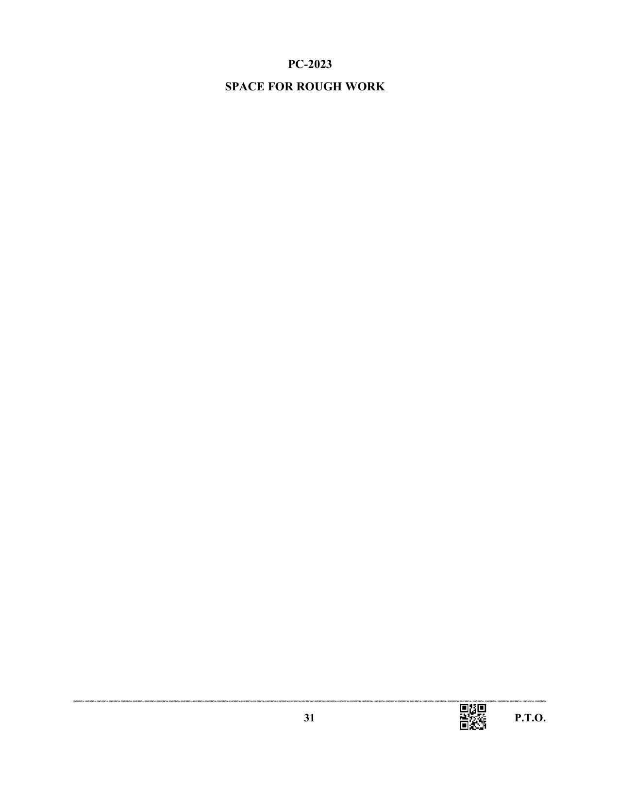 WBJEE 2023 Physics & Chemistry Paper - Page 31