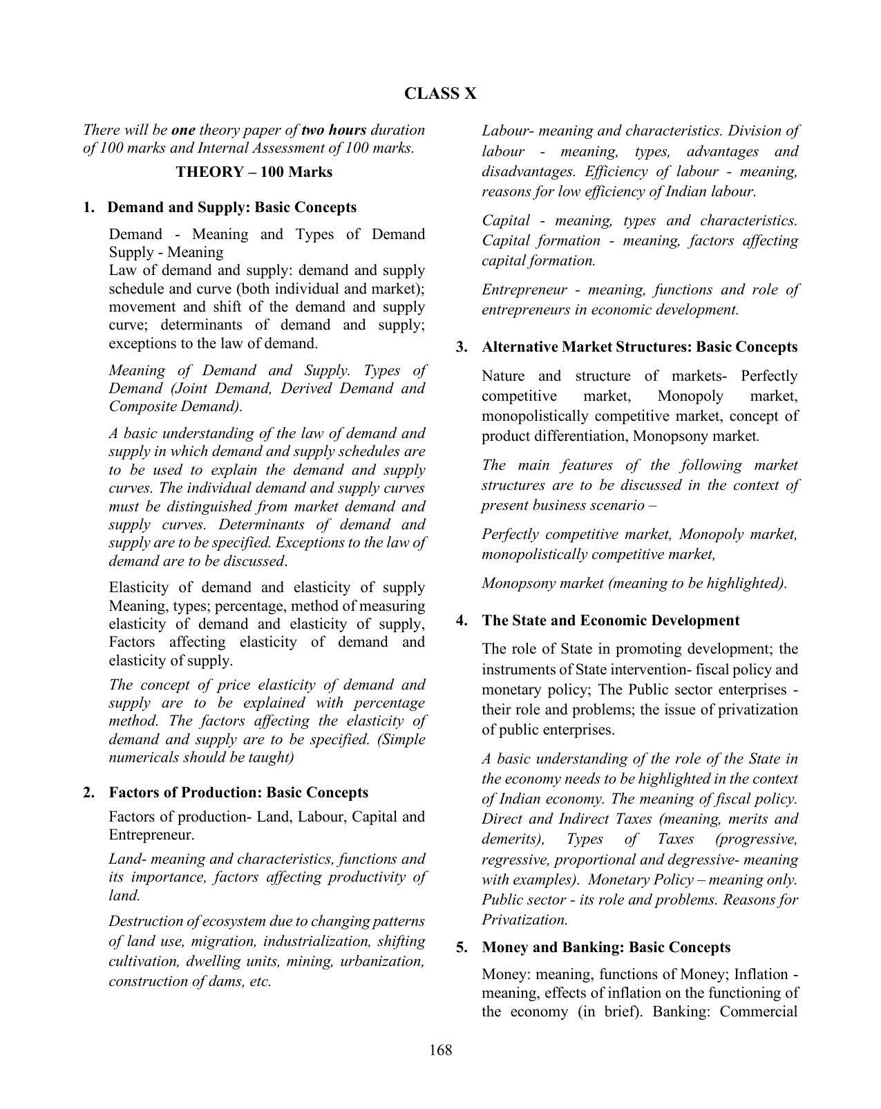ICSE Economic Applications Syllabus 2026 - Page 4