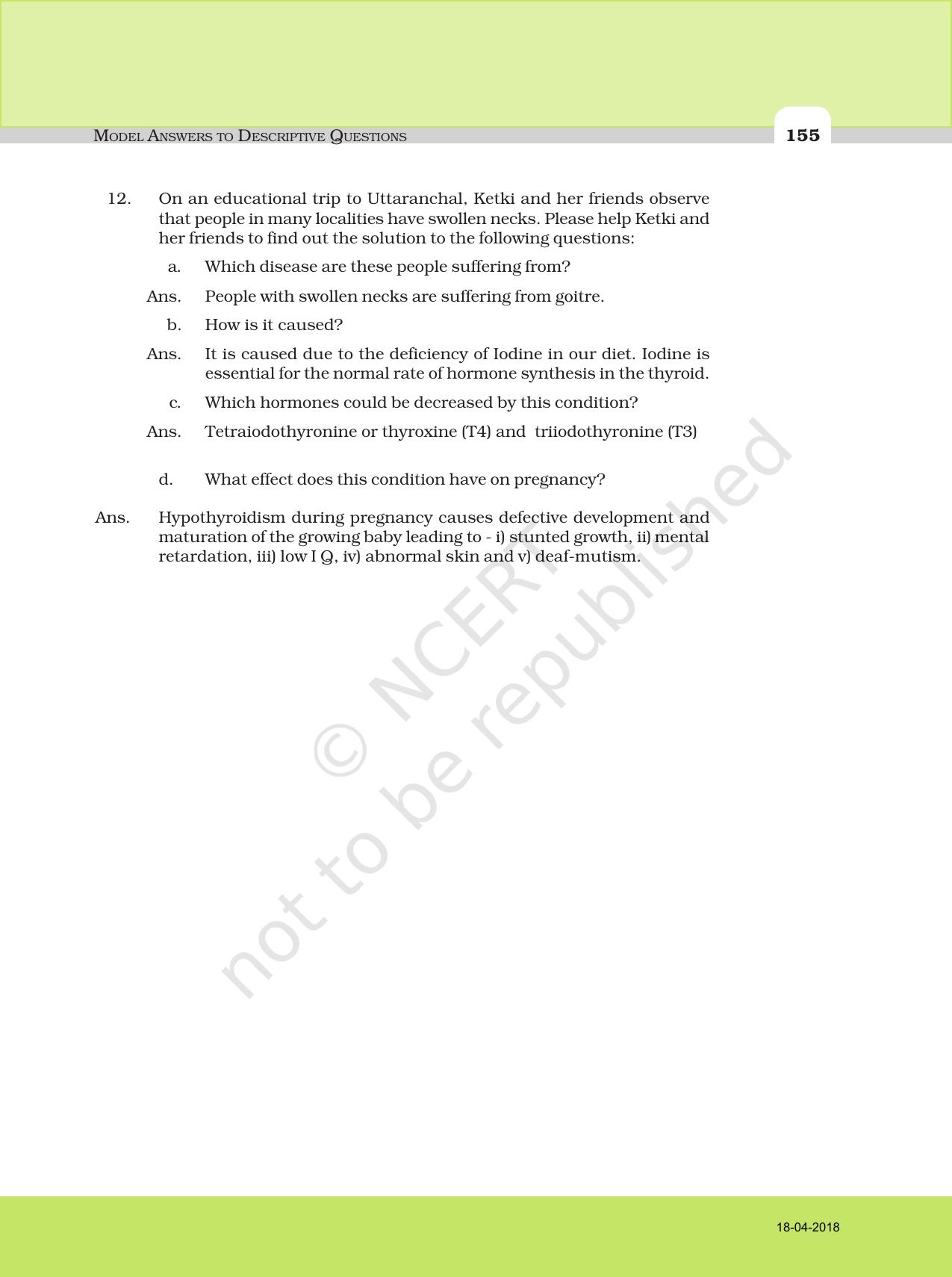 NCERT Exemplar Class 11: Biology Descriptive Question Answers - Page 23
