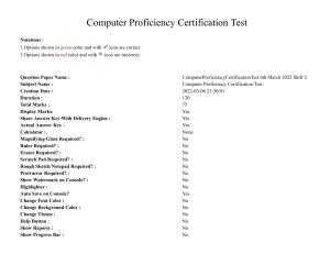MP CPCT 06 March 2022 Question Paper Shift 2