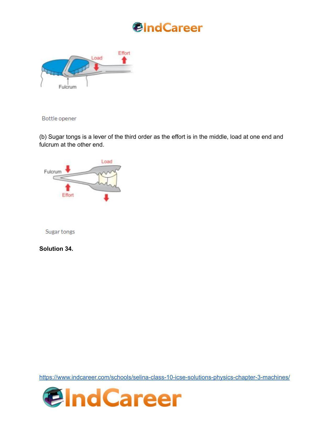 Selina Class 10 ICSE Solutions Physics : Chapter 3- Machines - Page 9