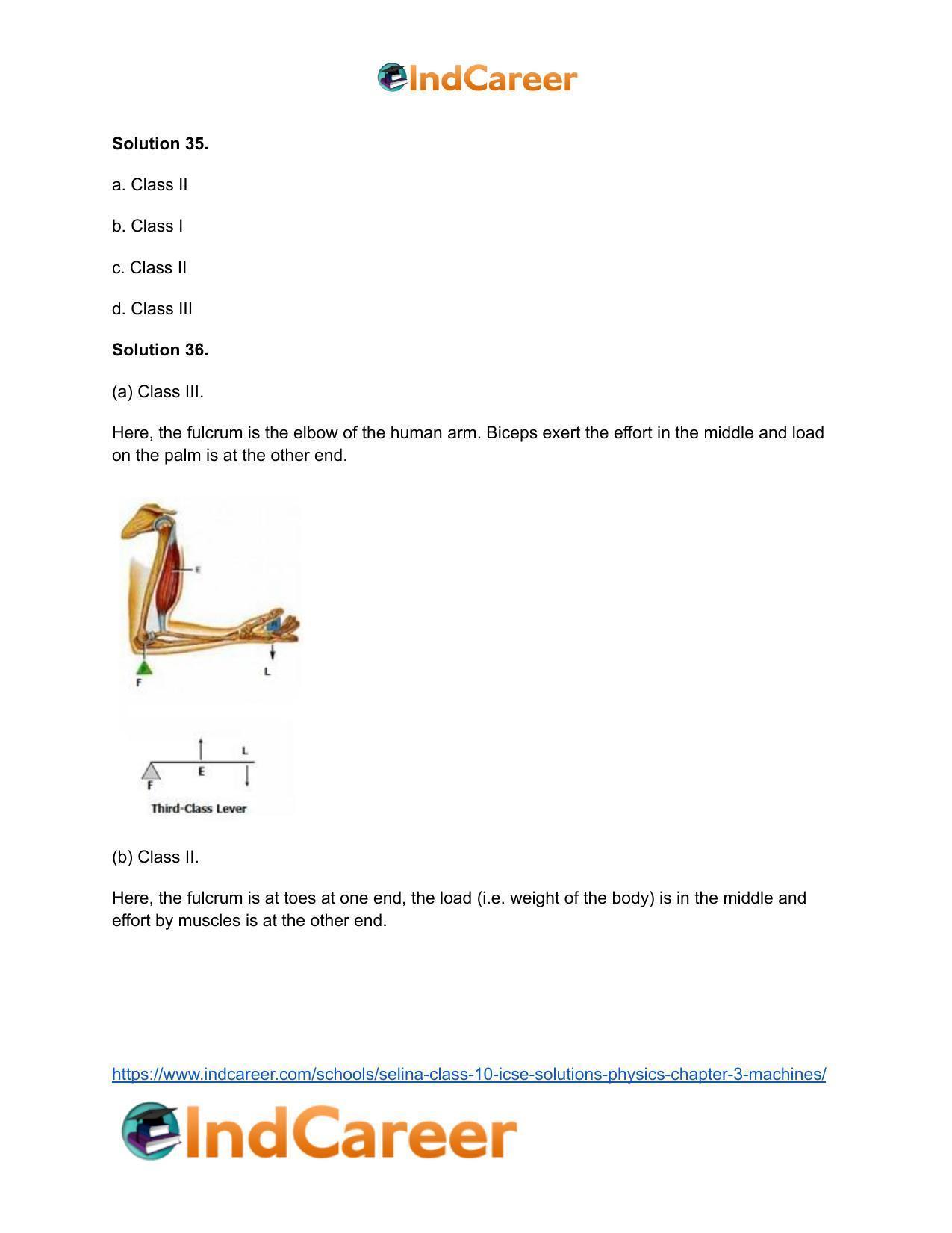 Selina Class 10 ICSE Solutions Physics : Chapter 3- Machines - Page 11