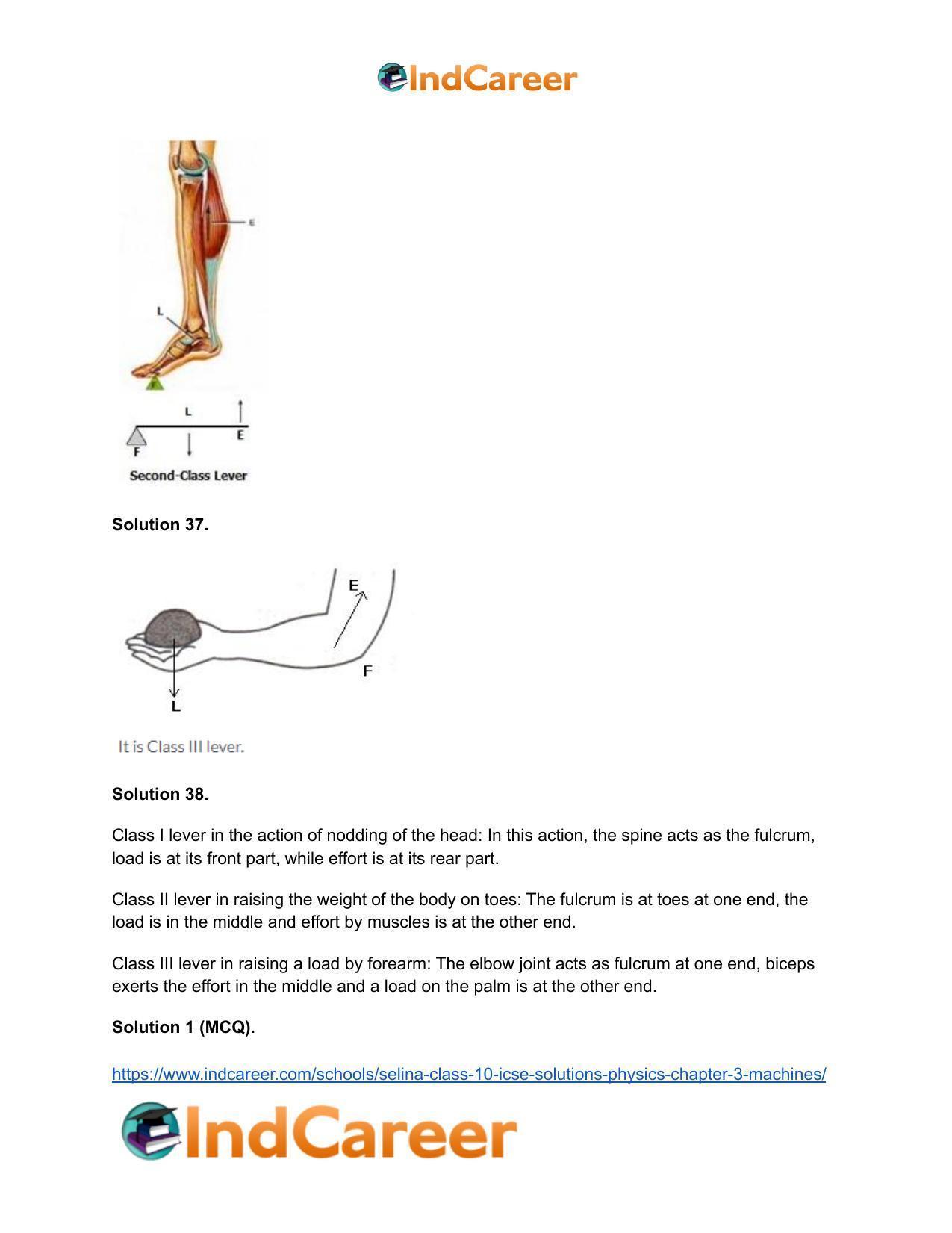 Selina Class 10 ICSE Solutions Physics : Chapter 3- Machines - Page 12