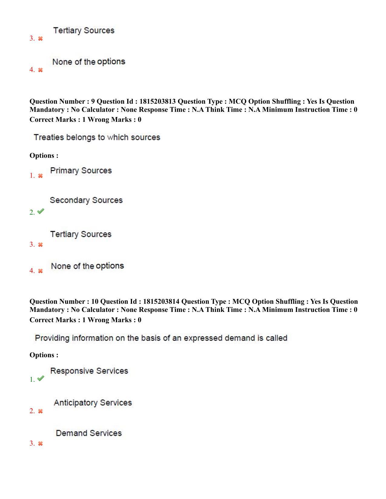 TS CPGET 2023 Master of Library and Information Science  (M.L.I.Sc) 1 year course (Shift 1) Question Paper with Answer Key - Page 6