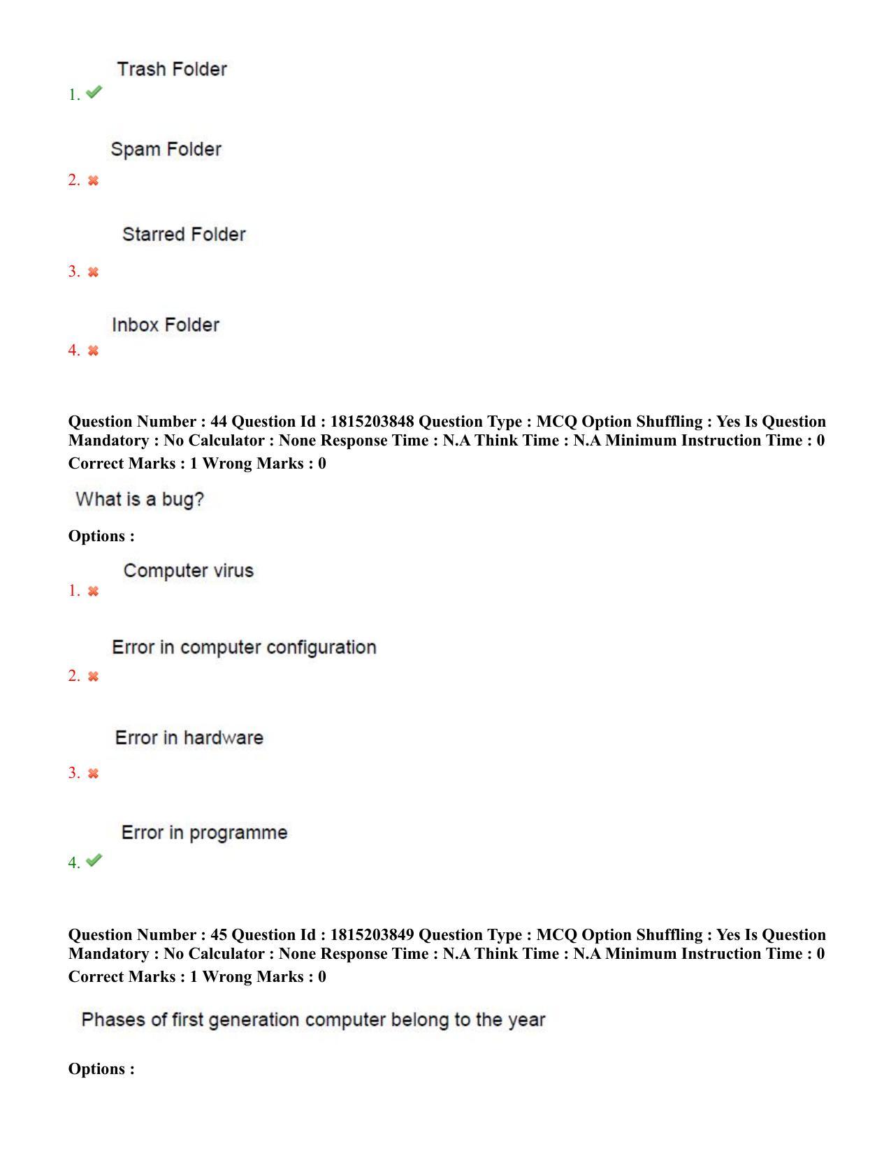 TS CPGET 2023 Master of Library and Information Science  (M.L.I.Sc) 1 year course (Shift 1) Question Paper with Answer Key - Page 23