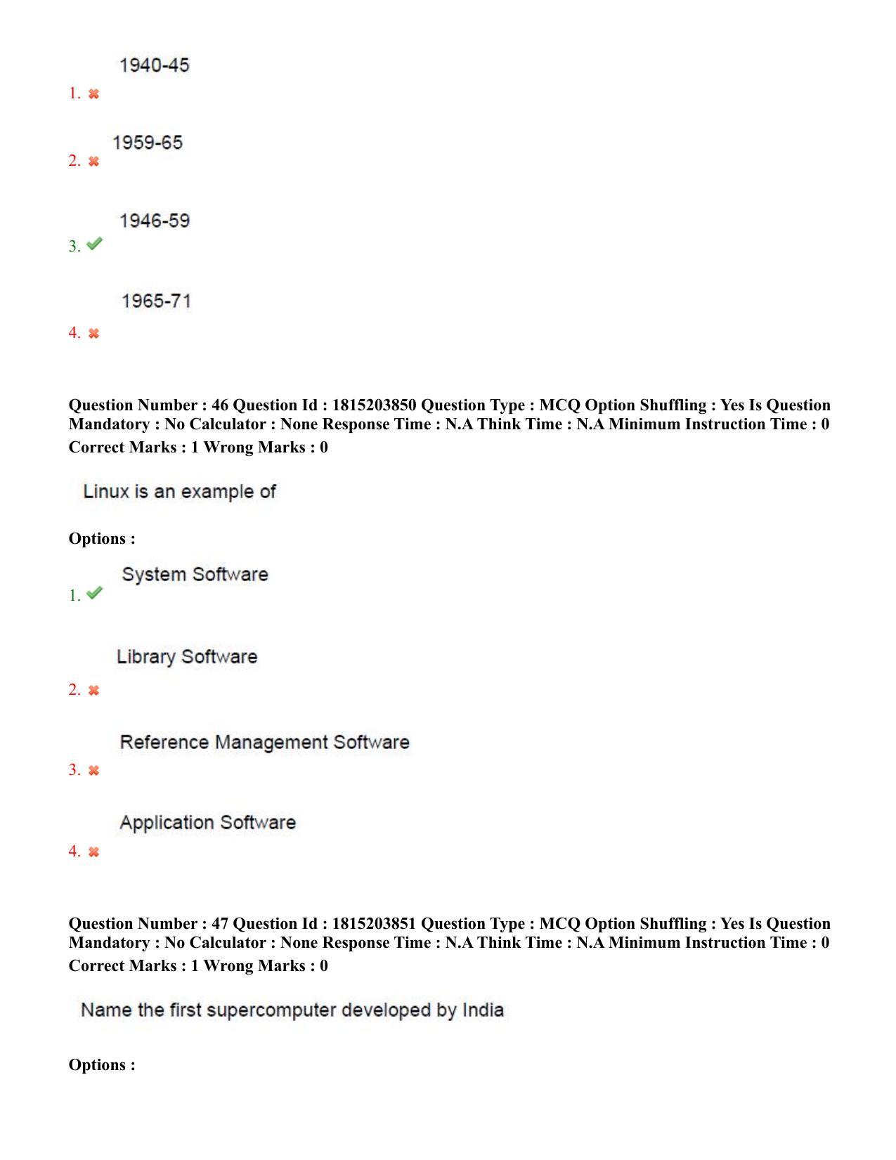 TS CPGET 2023 Master of Library and Information Science  (M.L.I.Sc) 1 year course (Shift 1) Question Paper with Answer Key - Page 24