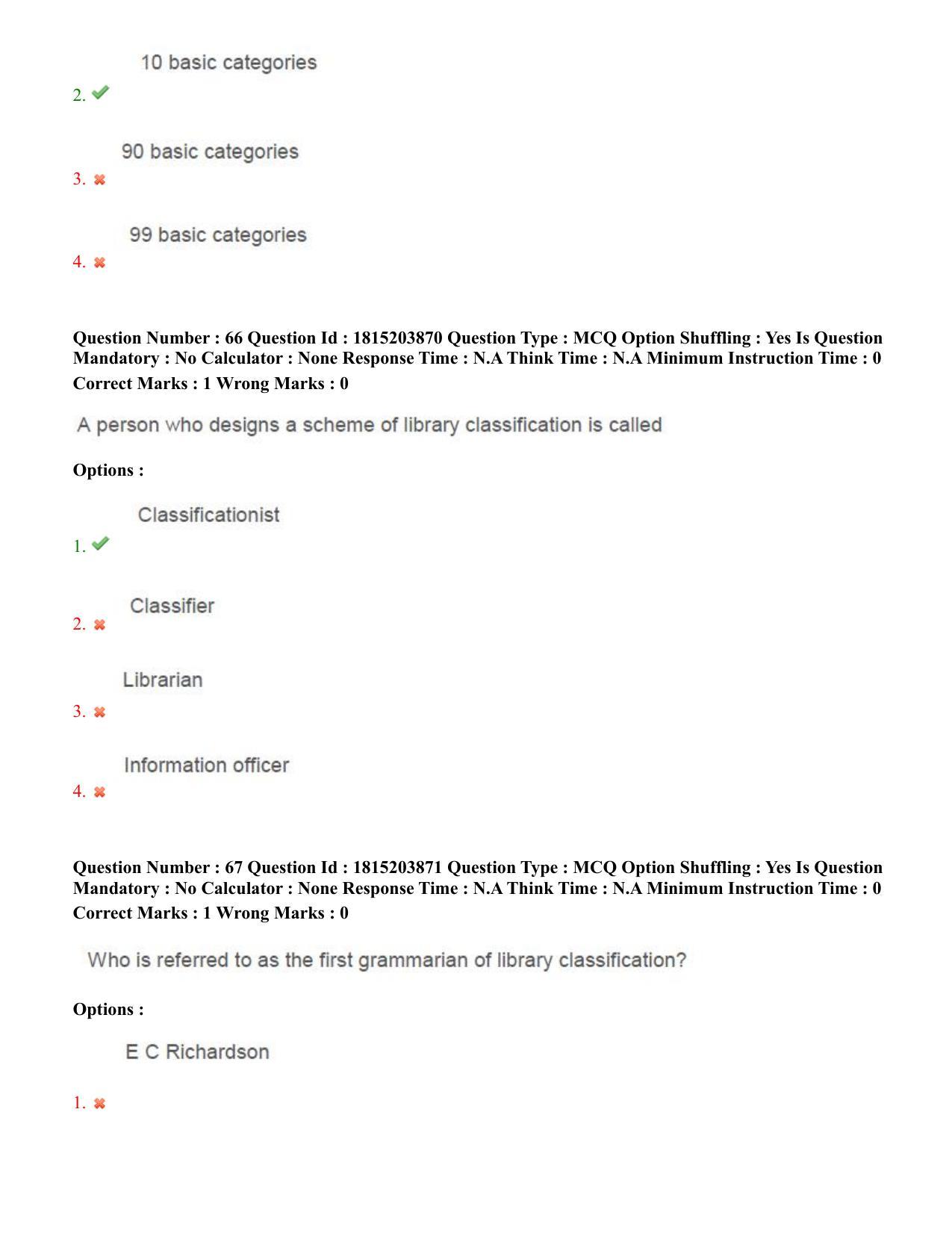 TS CPGET 2023 Master of Library and Information Science  (M.L.I.Sc) 1 year course (Shift 1) Question Paper with Answer Key - Page 34