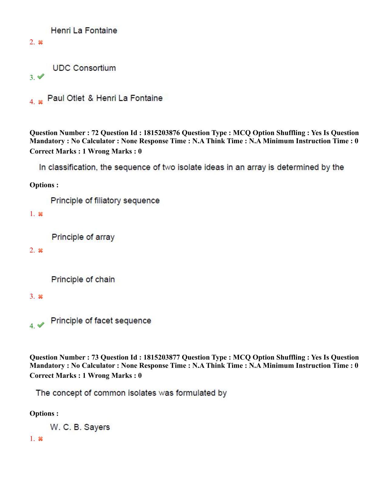 TS CPGET 2023 Master of Library and Information Science  (M.L.I.Sc) 1 year course (Shift 1) Question Paper with Answer Key - Page 37