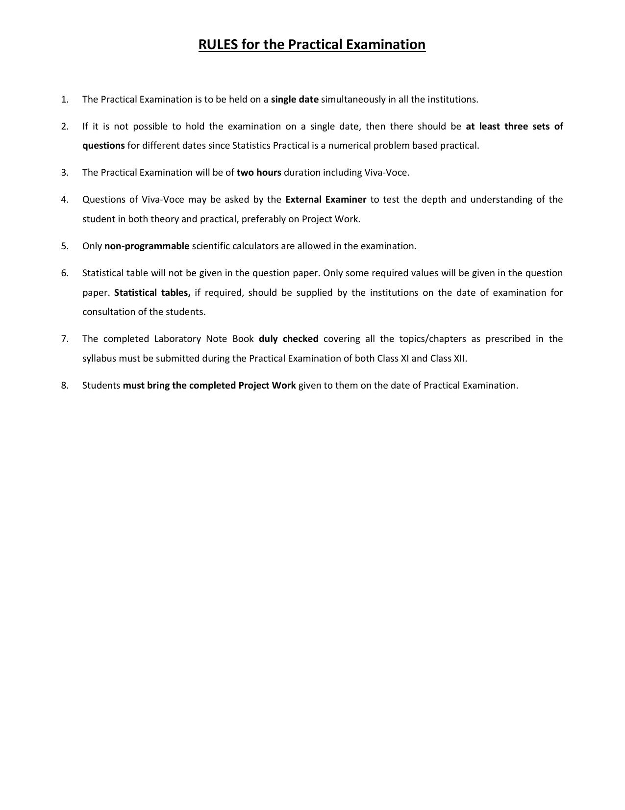 WBCHSE Class 11 & 12 Syllabus for Statistics (STAT) (SET I) - Page 11