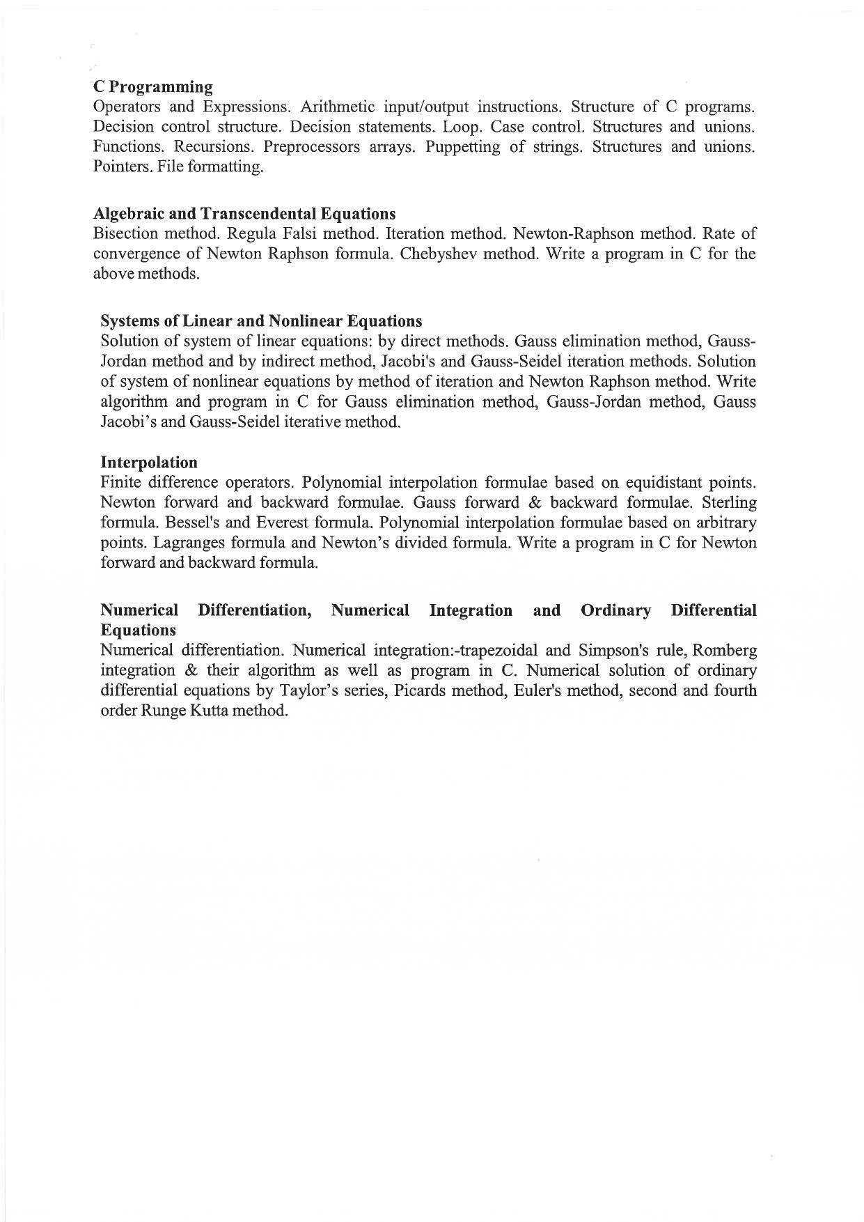JMI Entrance Exam M33-M.A./M.Sc. (Mathematics) (Self-Financed) M34-MA/MSc (Geography) M35-M.A./M.Sc. (Development Extension) Syllabus - Page 7