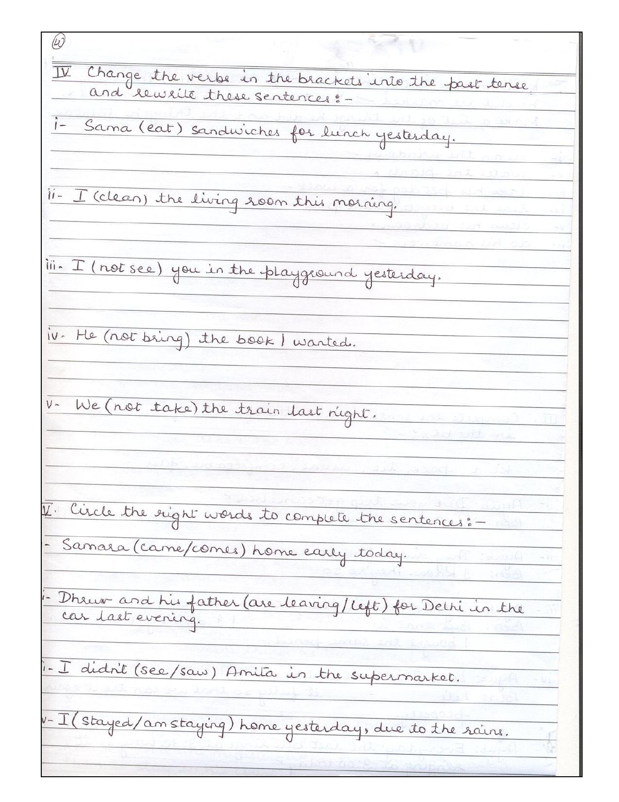 Worksheet for Class 3 English Hurt No Living Thing Assignment - Page 5
