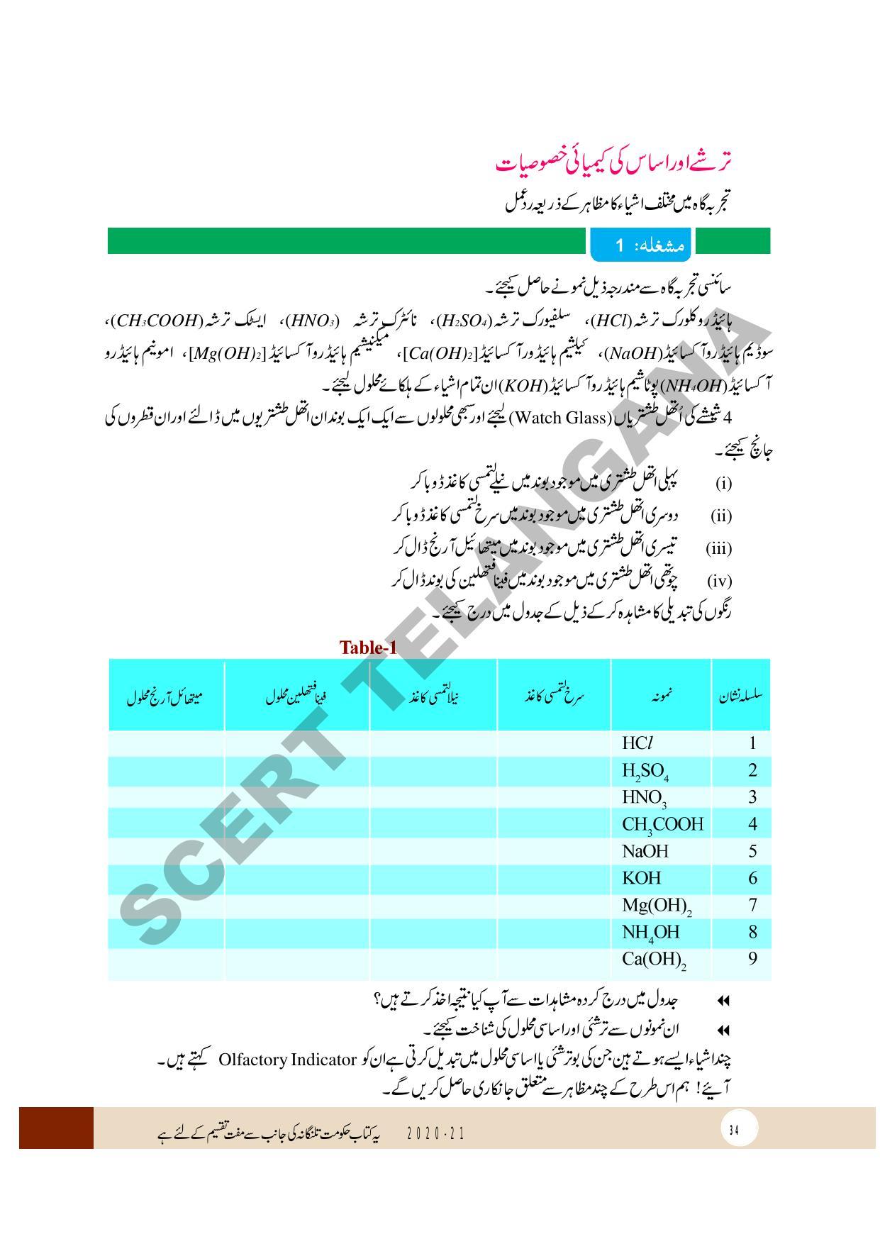 TS SCERT Class 10 Physical Science (Urdu Medium) Text Book - Page 46