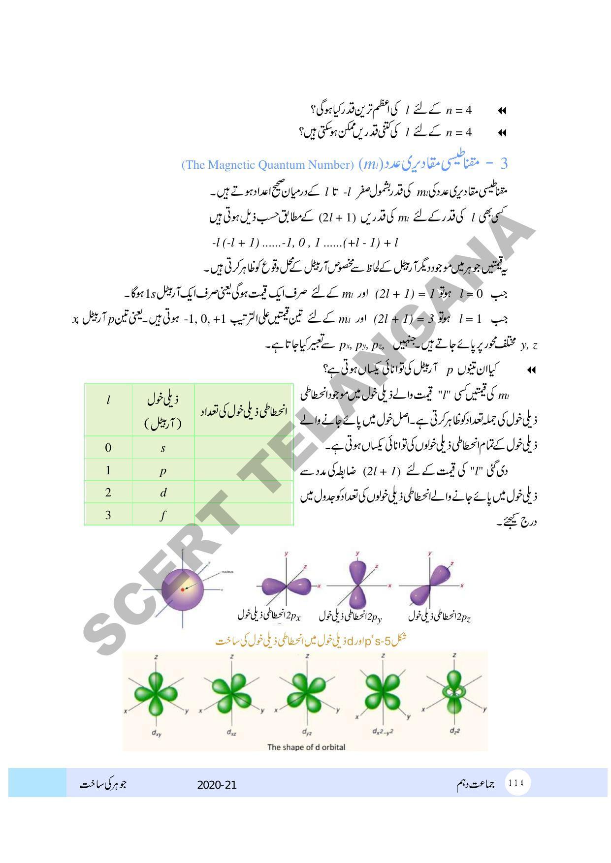 TS SCERT Class 10 Physical Science (Urdu Medium) Text Book - Page 126