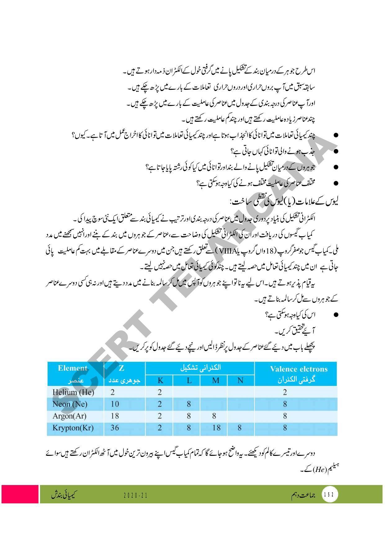 TS SCERT Class 10 Physical Science (Urdu Medium) Text Book - Page 164