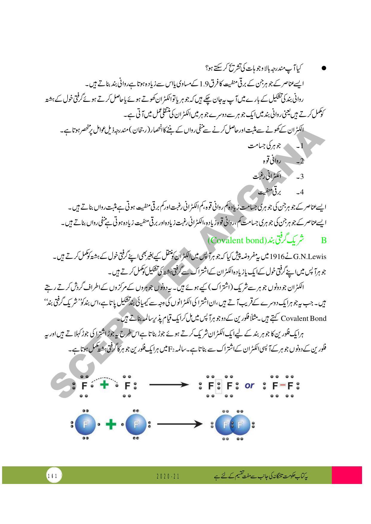 TS SCERT Class 10 Physical Science (Urdu Medium) Text Book - Page 173