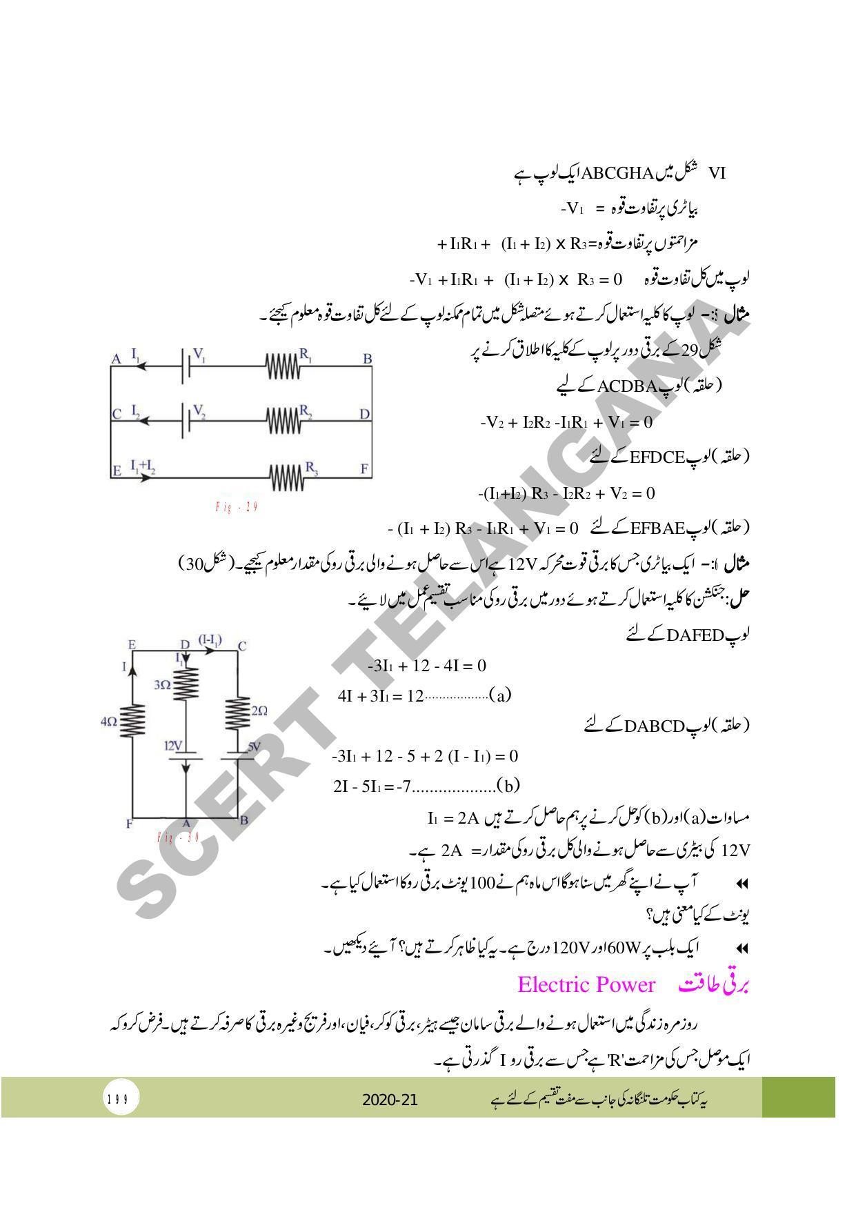 TS SCERT Class 10 Physical Science (Urdu Medium) Text Book - Page 211