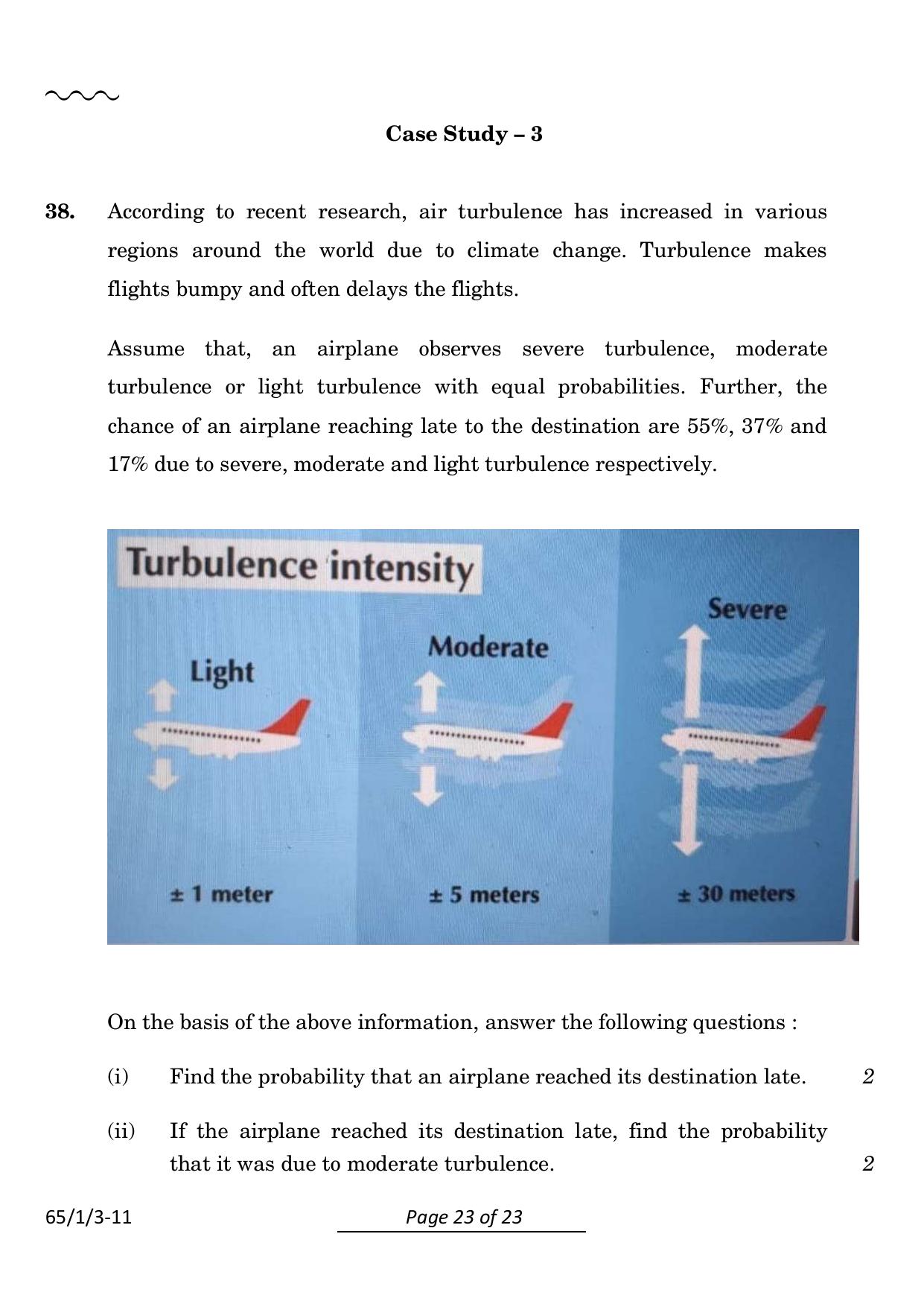 CBSE Class 12 65-1-3 Mathematics 2024 Question Paper - Page 23