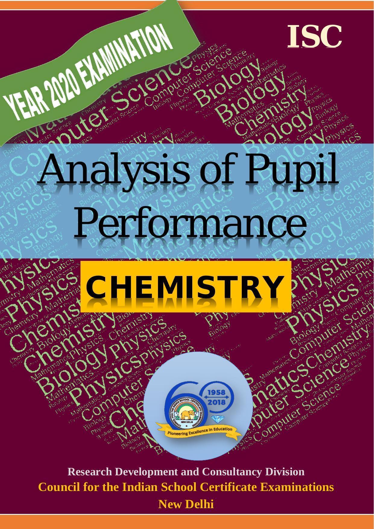 ISC Class 12 2020 Chemistry Question Paper Solutions - Page 1