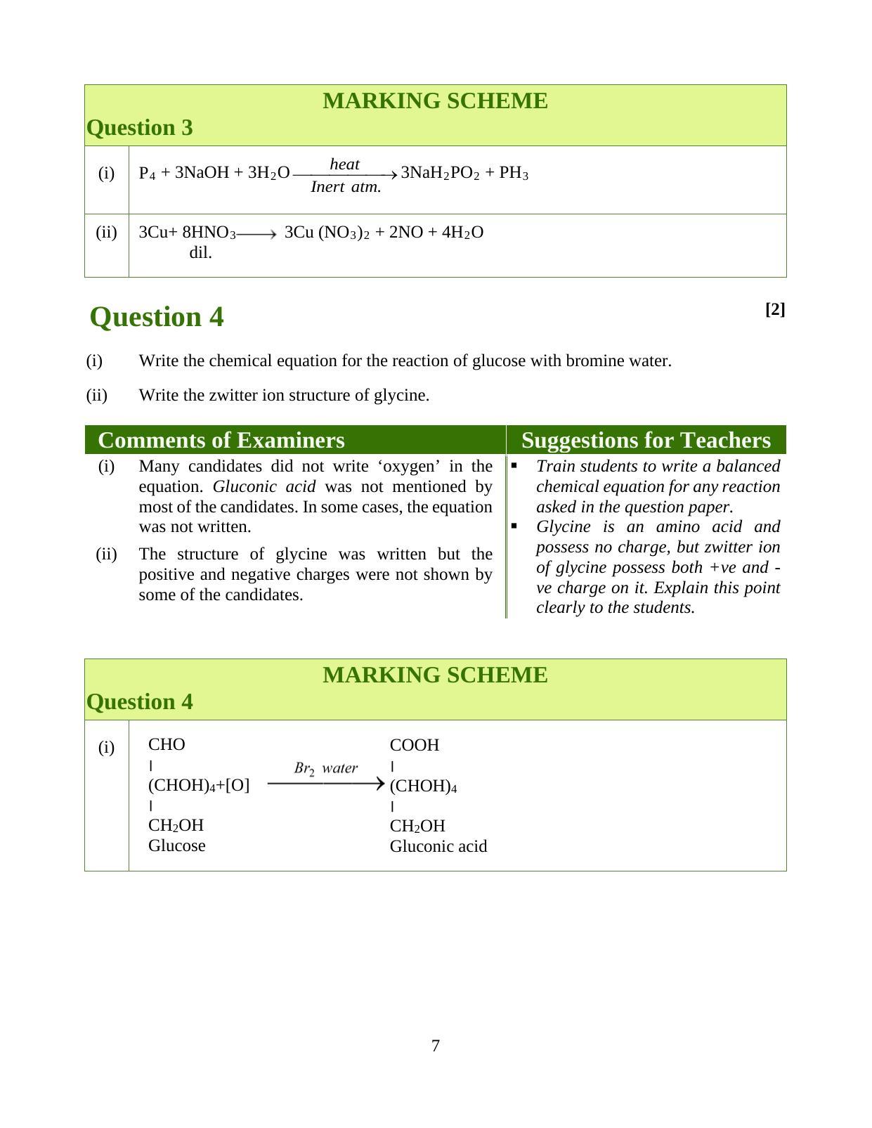 ISC Class 12 2020 Chemistry Question Paper Solutions - Page 12